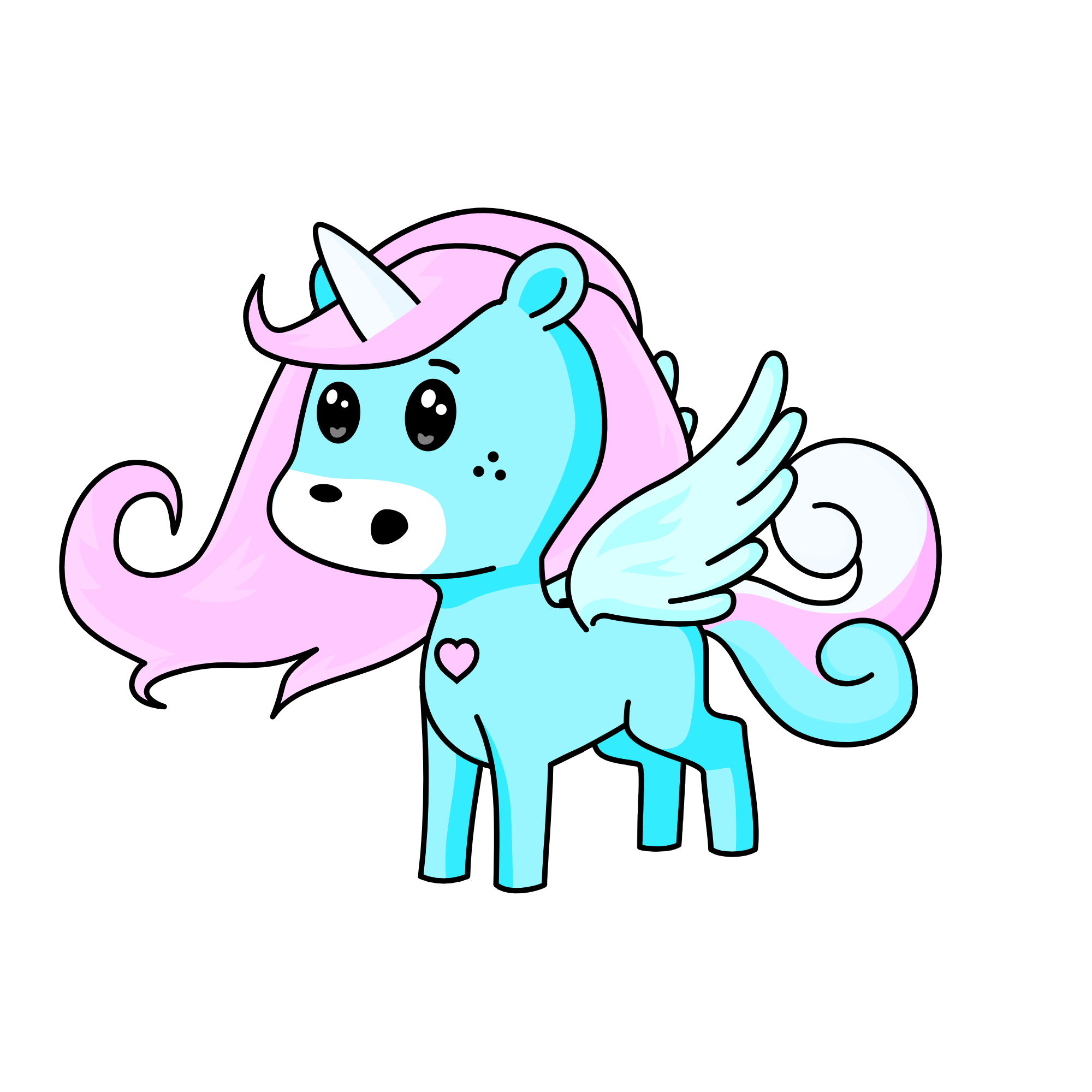 Bubble Gum, the unicorn