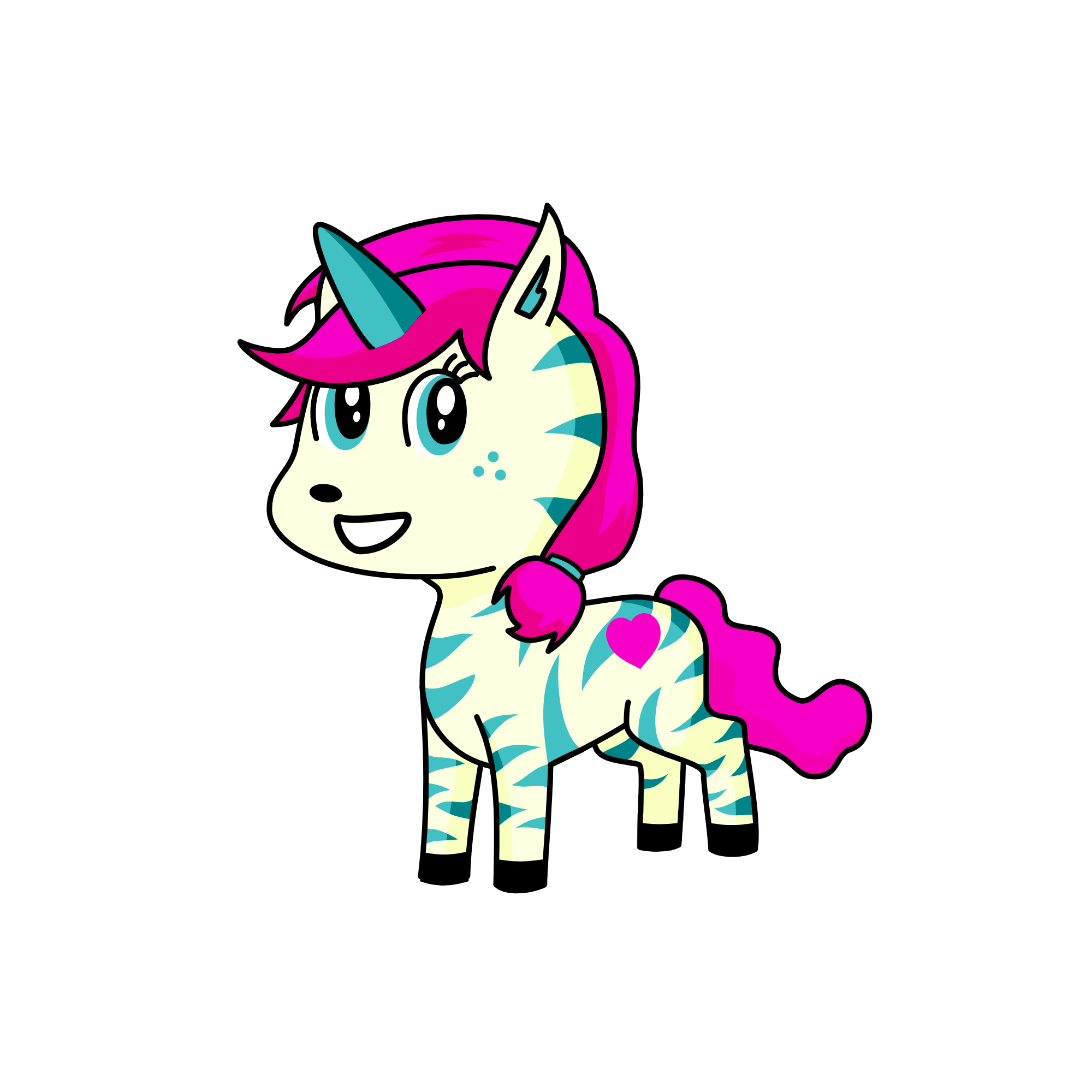 Cotton Candy Random Challenge, the unicorn