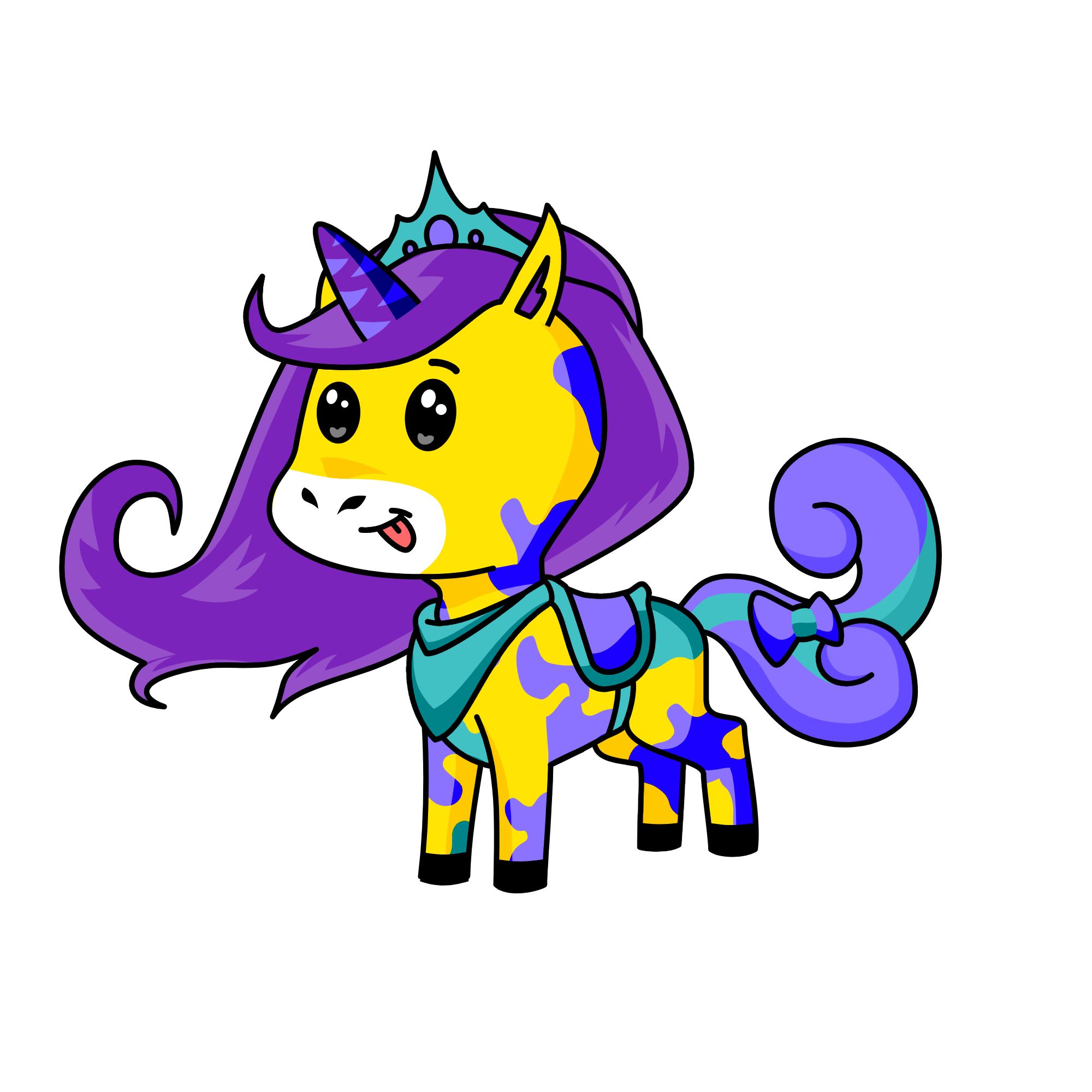 snowy, the unicorn