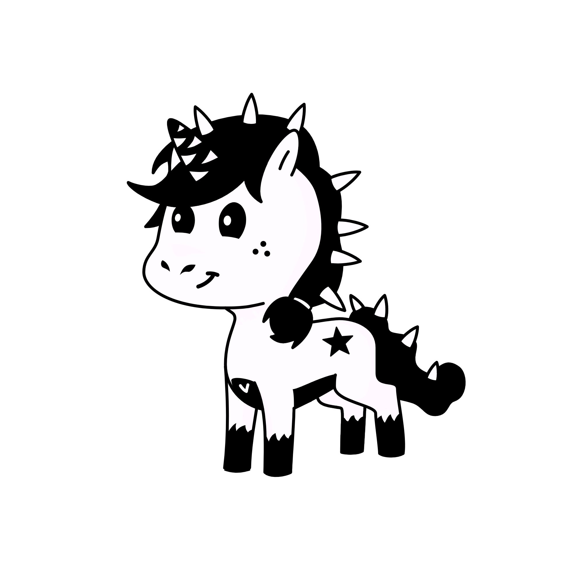 Yin Yang, the unicorn