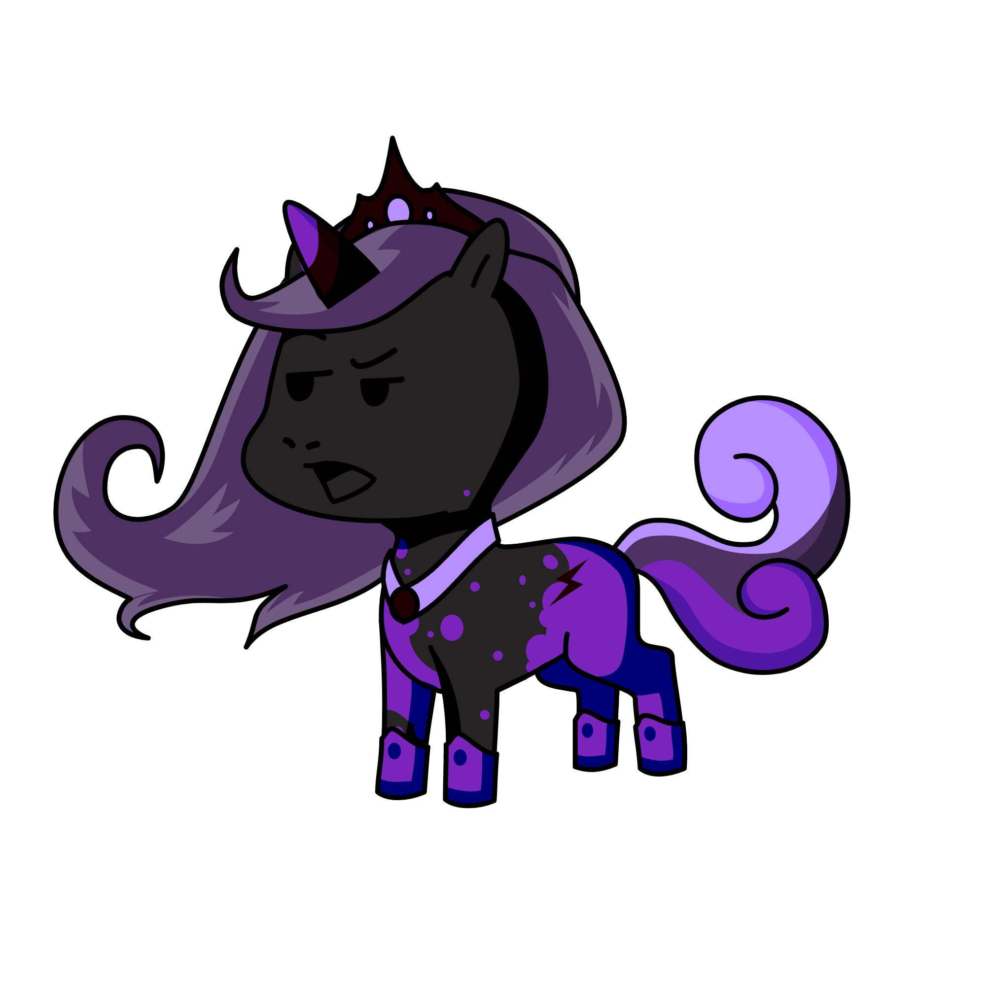 Dawn, the unicorn