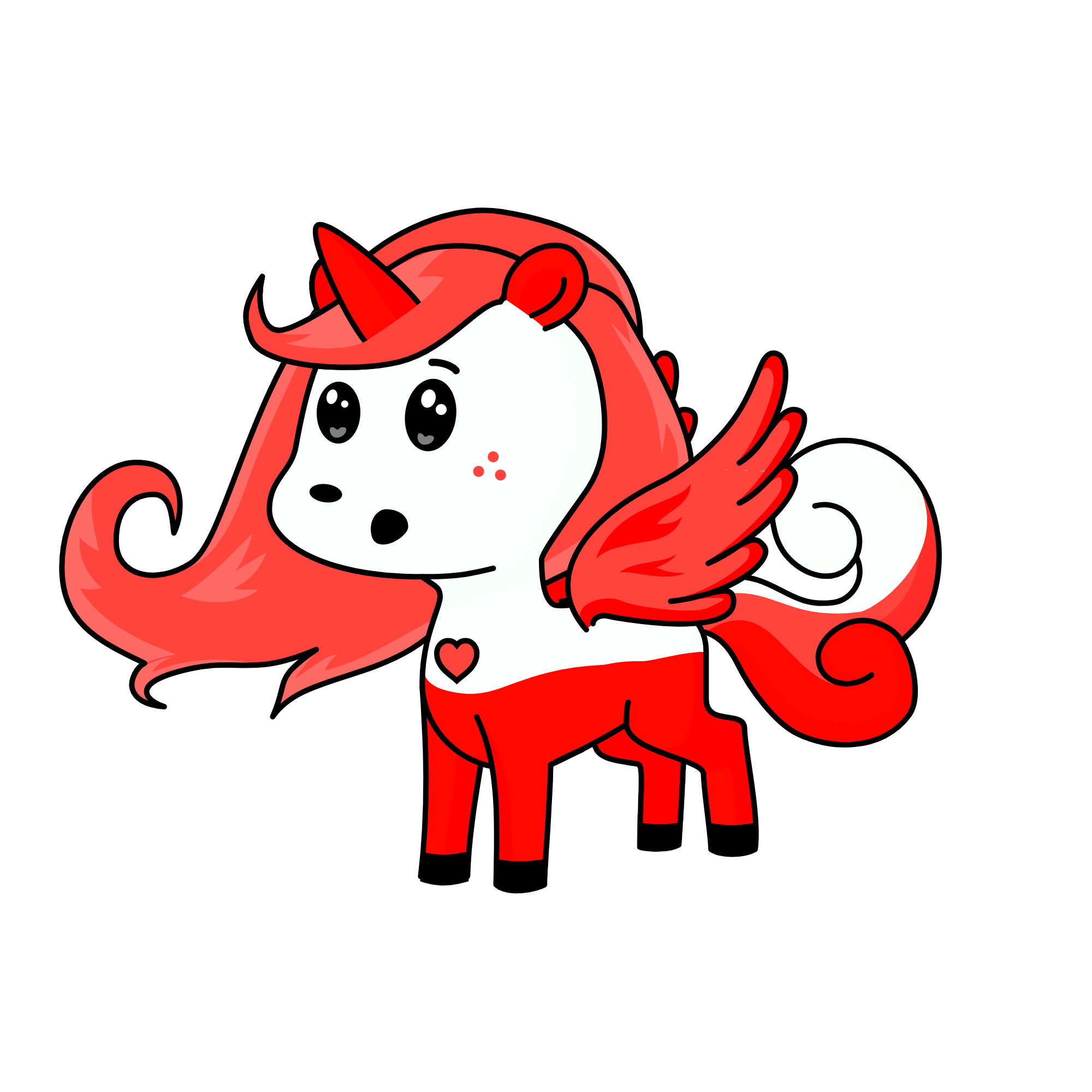 Candy, the unicorn
