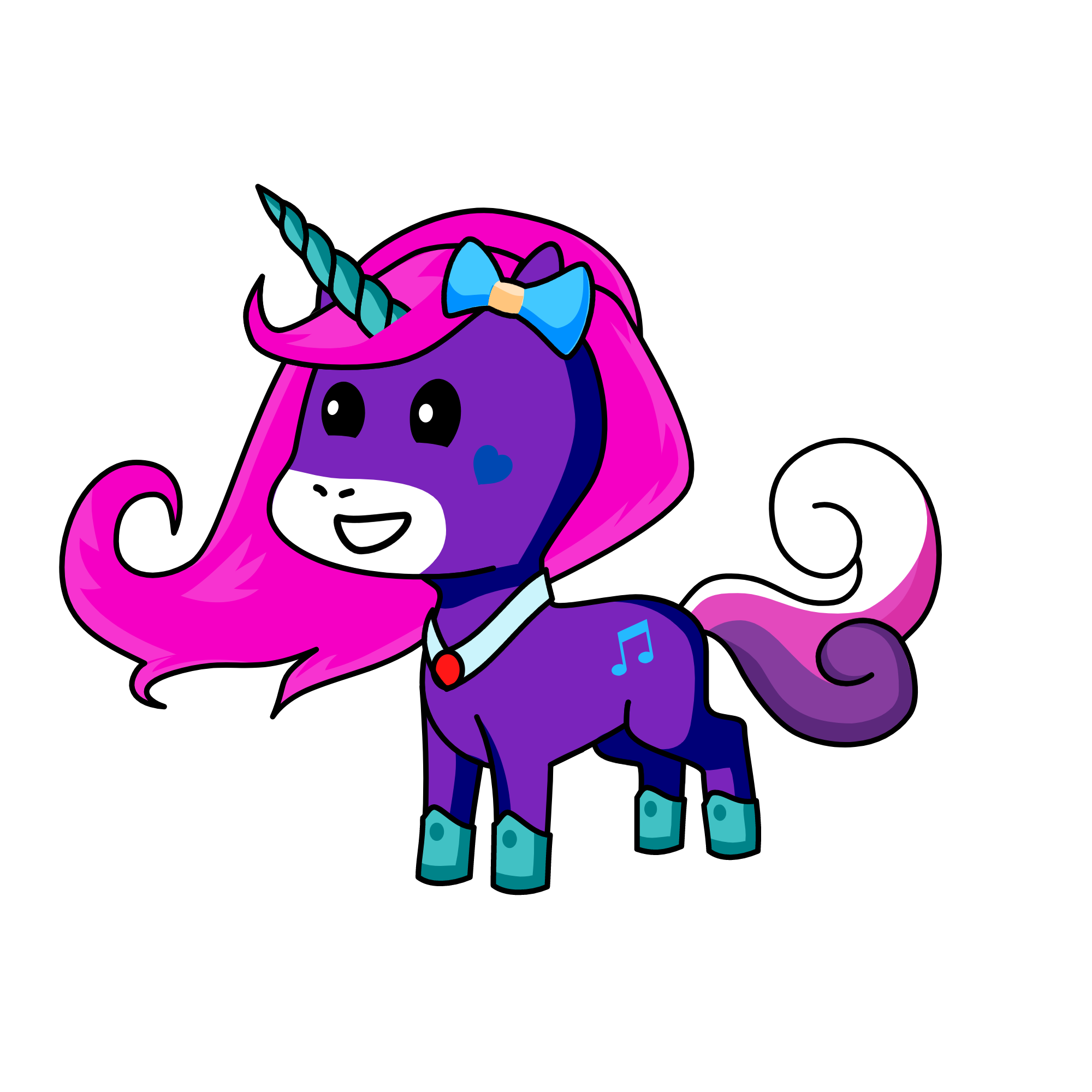 Luna, the unicorn