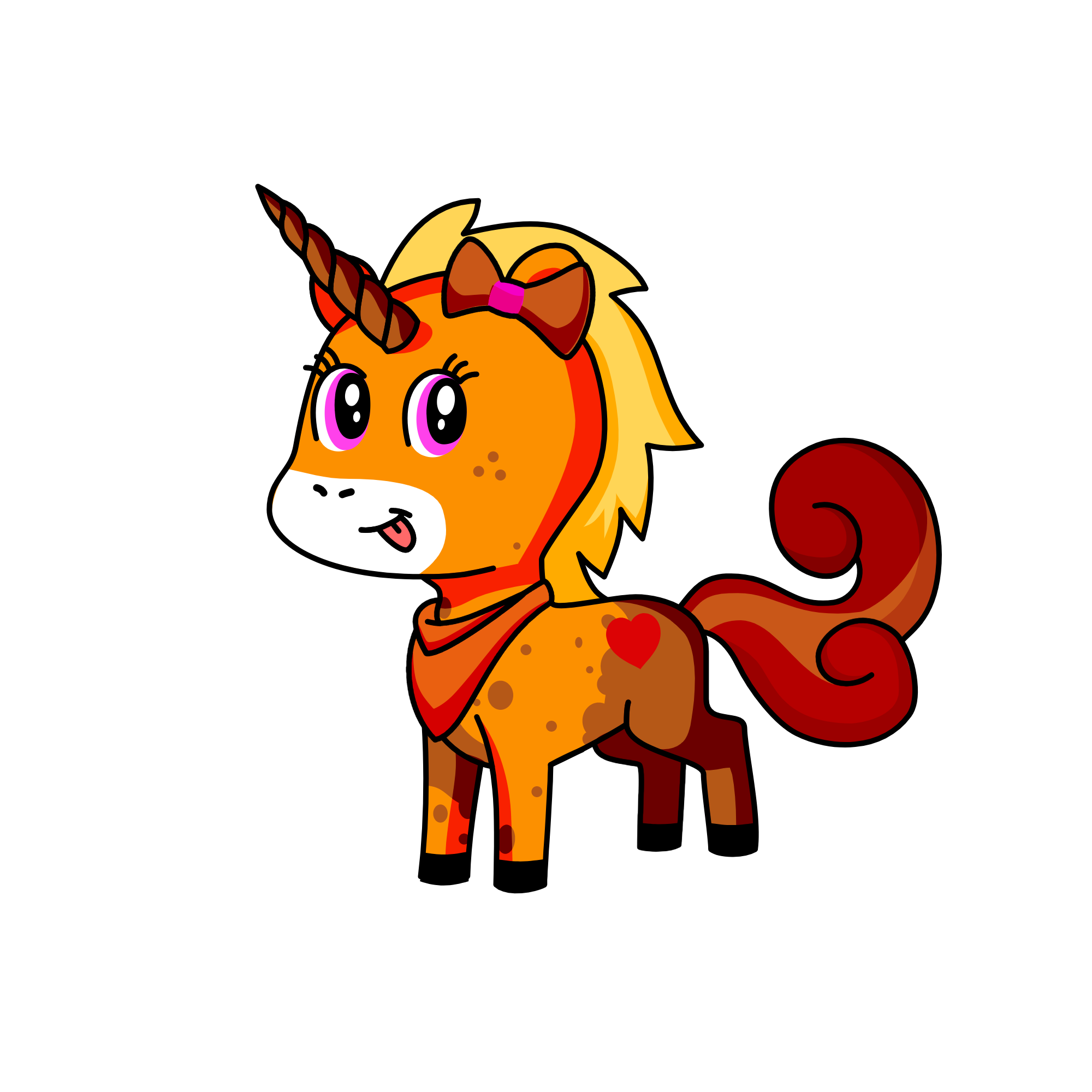 Dirty, the unicorn