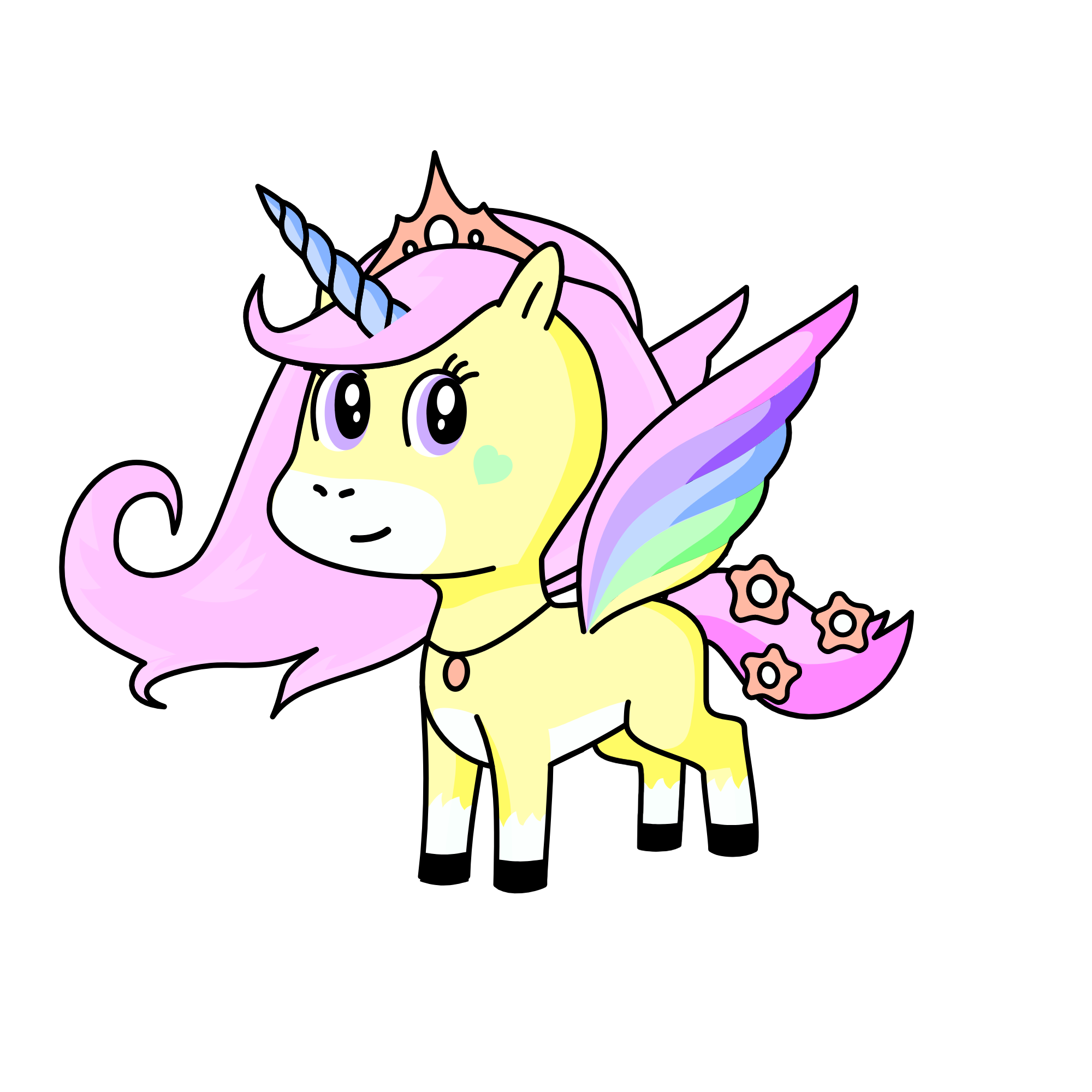 Dazzling-Cream, the unicorn