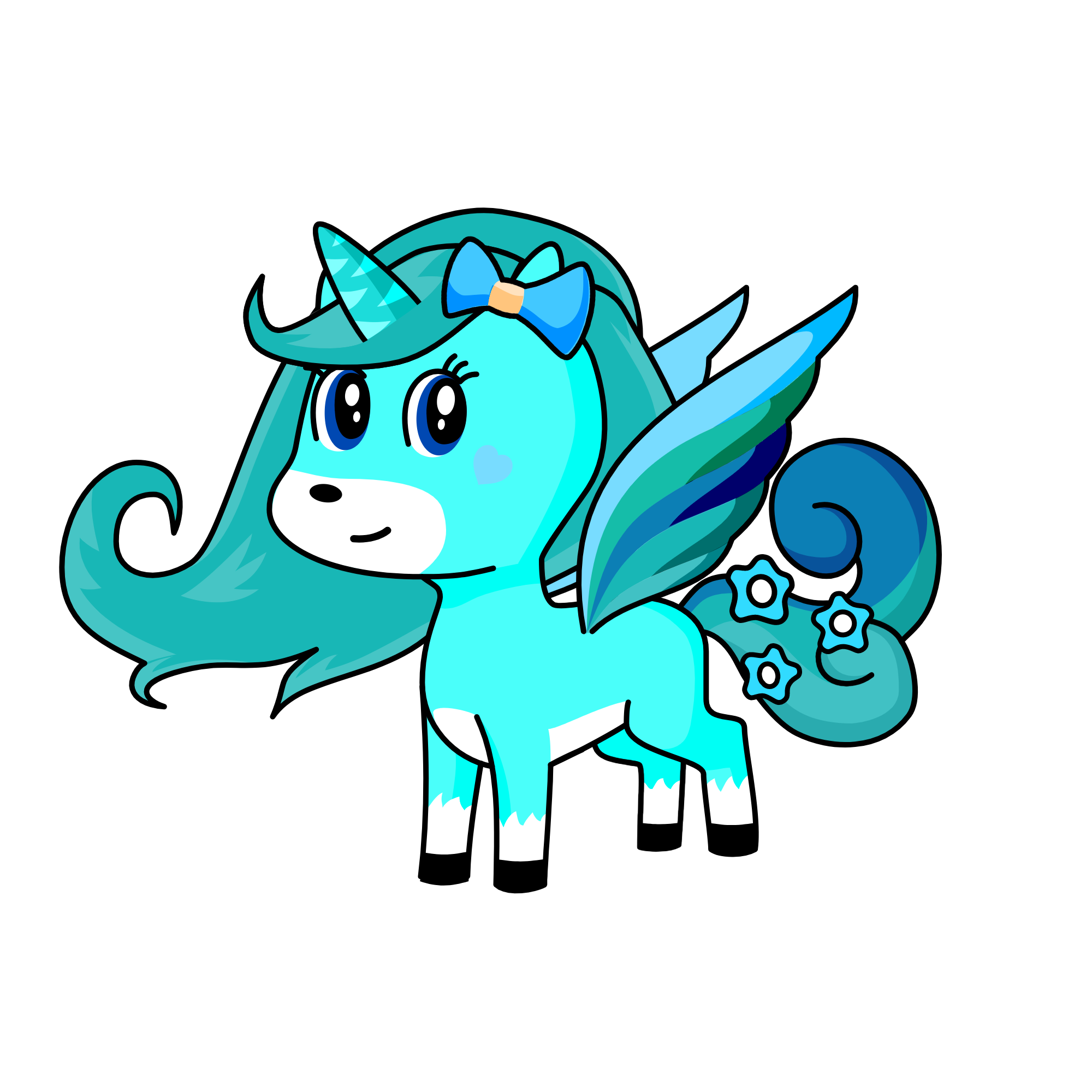 Ice- queen, the unicorn