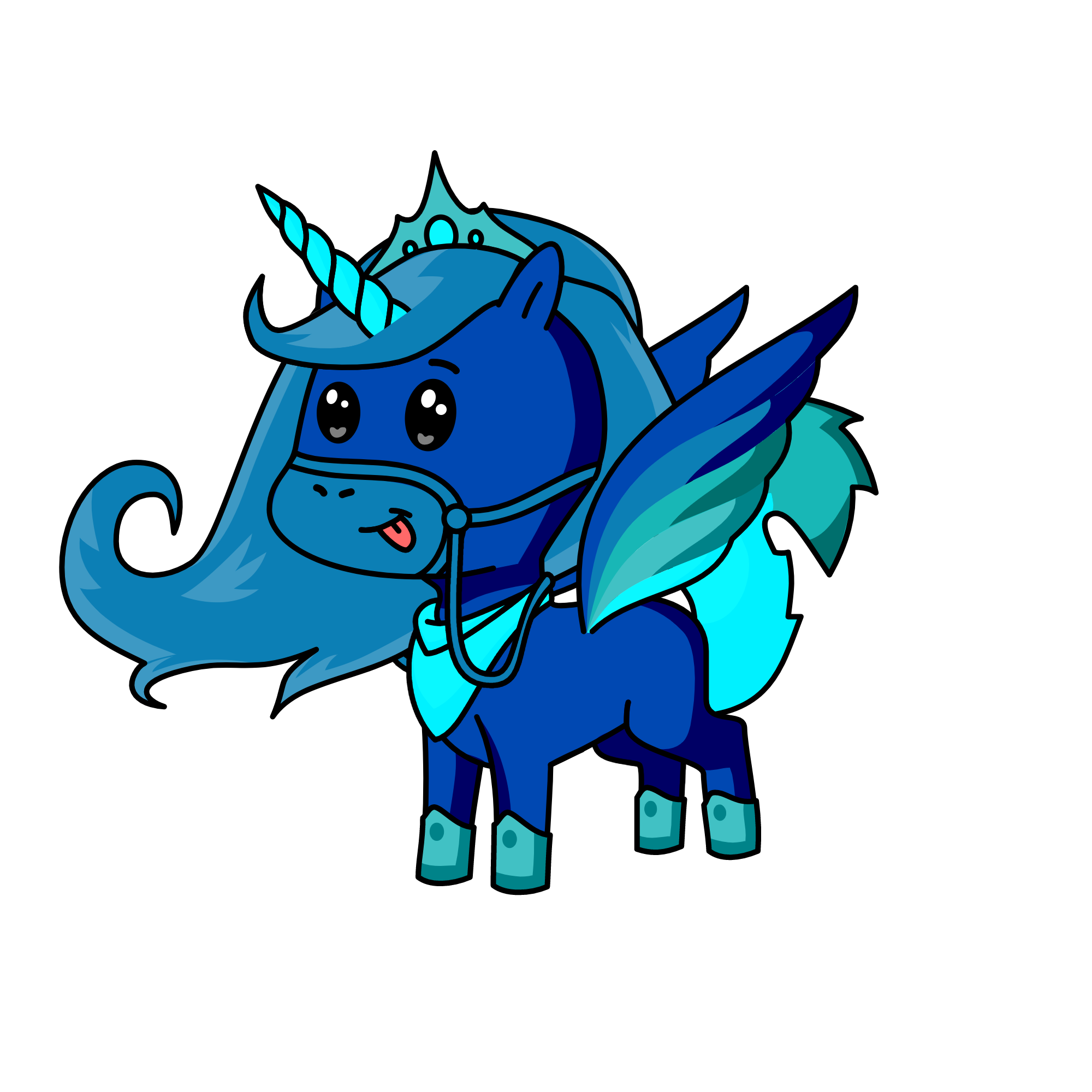 sapphire, the unicorn