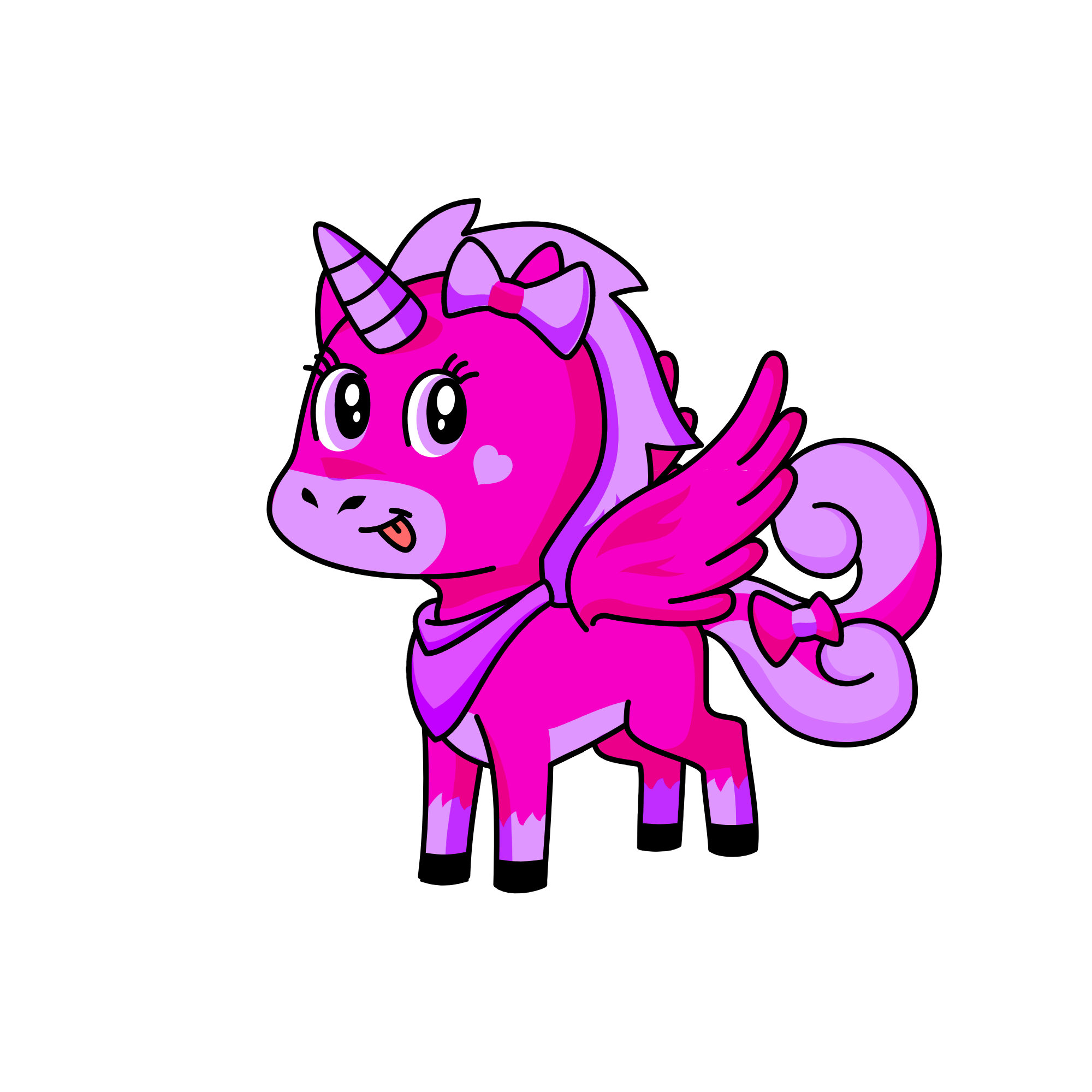 pinky, the unicorn