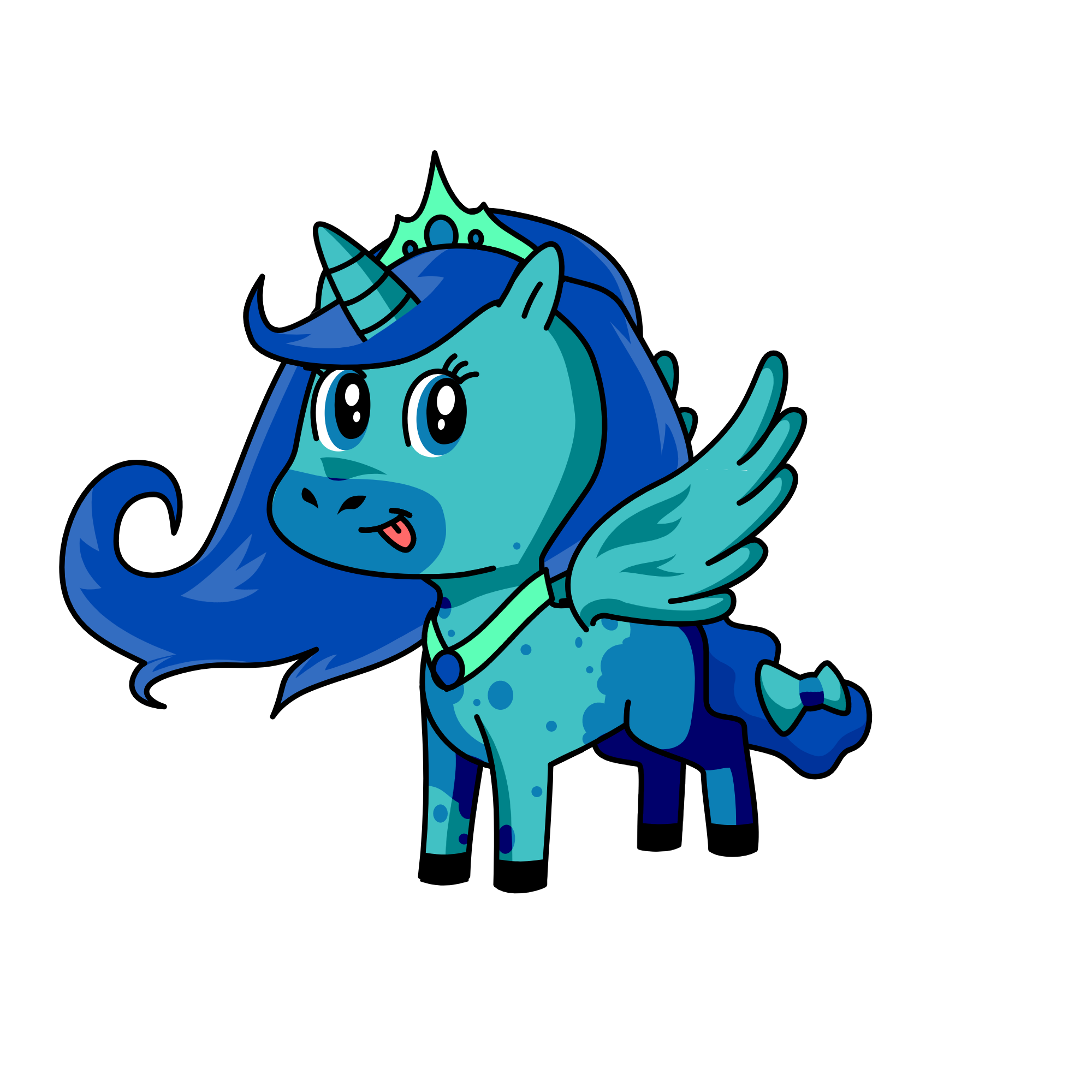 splashsy the warter corn, the unicorn