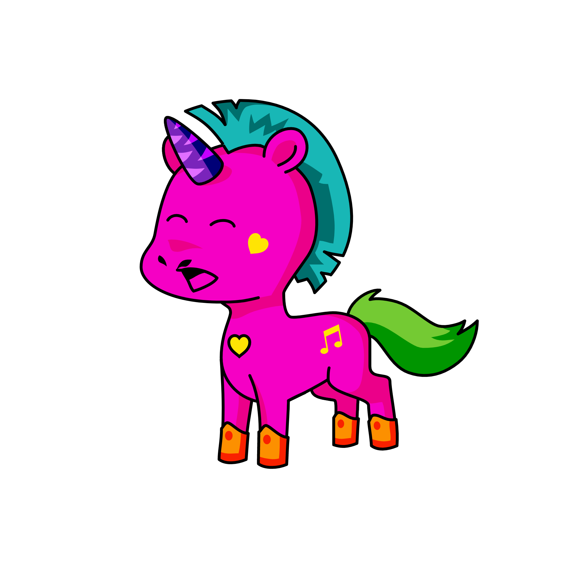 Partycorn-Random Challenge, the unicorn