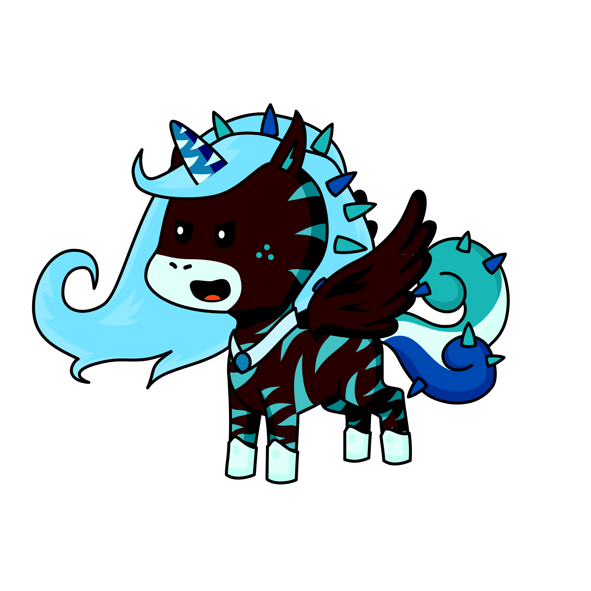 snowwy/queen of mean, the unicorn