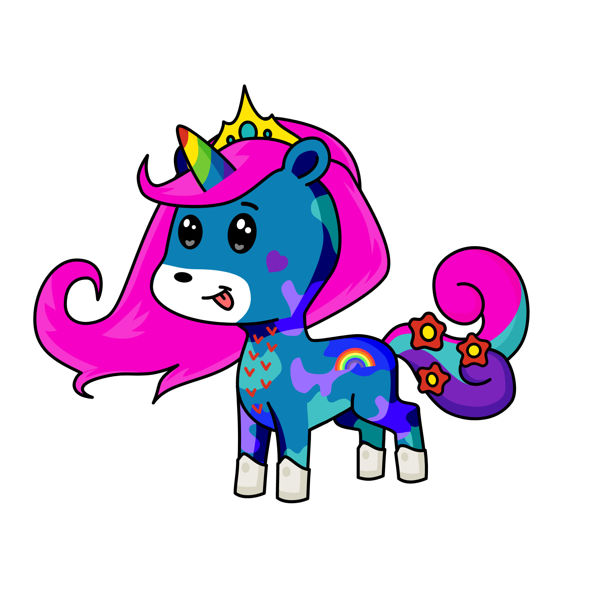 Princess starfire, the unicorn