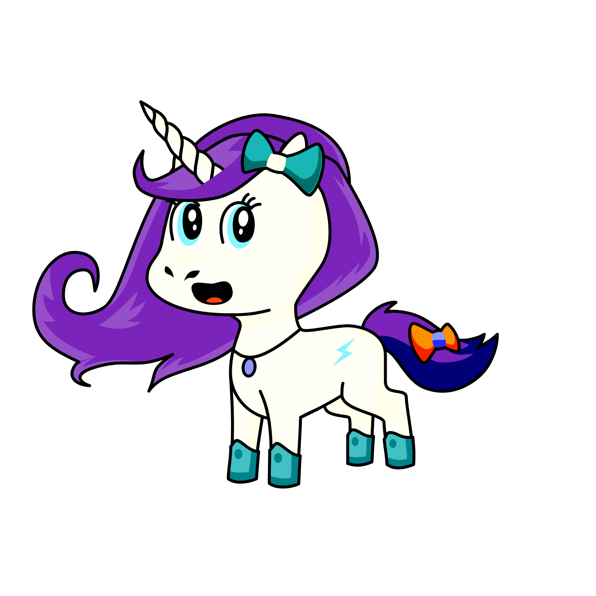 rarity/queen of fame, the unicorn