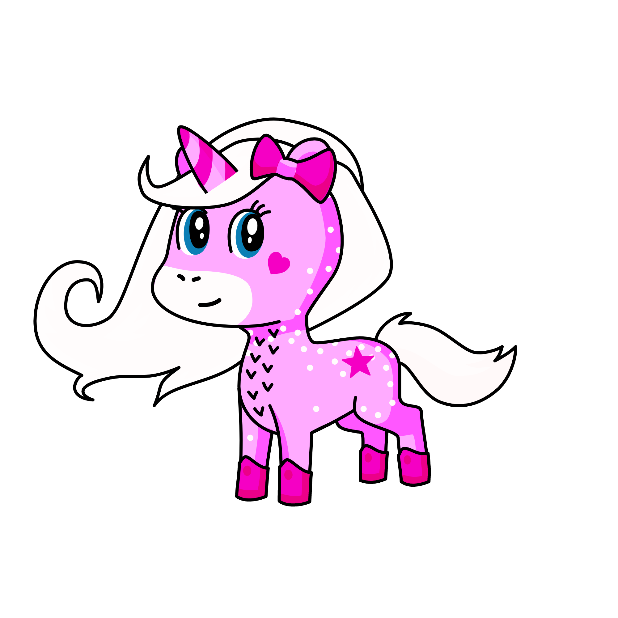 pinky, the unicorn