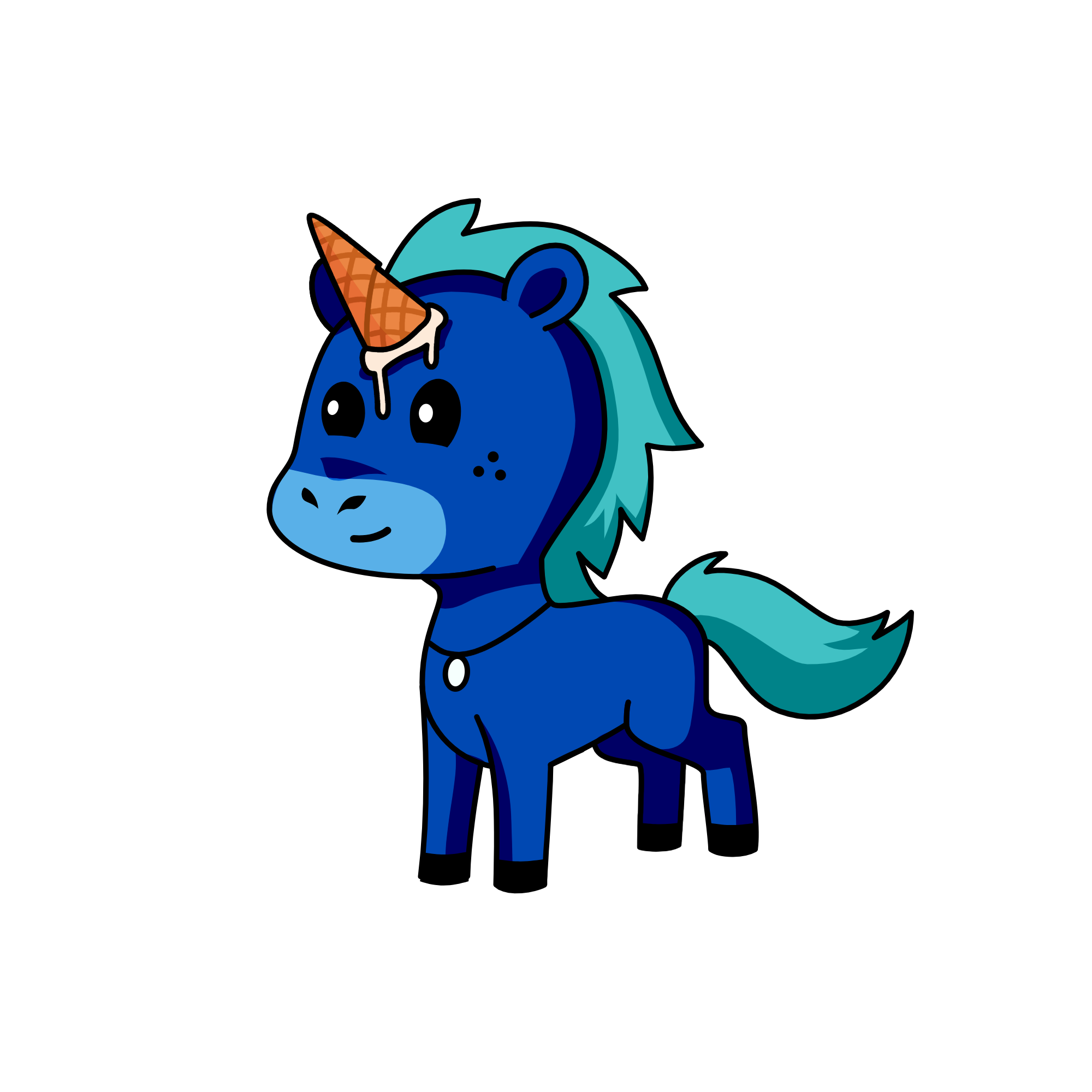 Ice cream, the unicorn