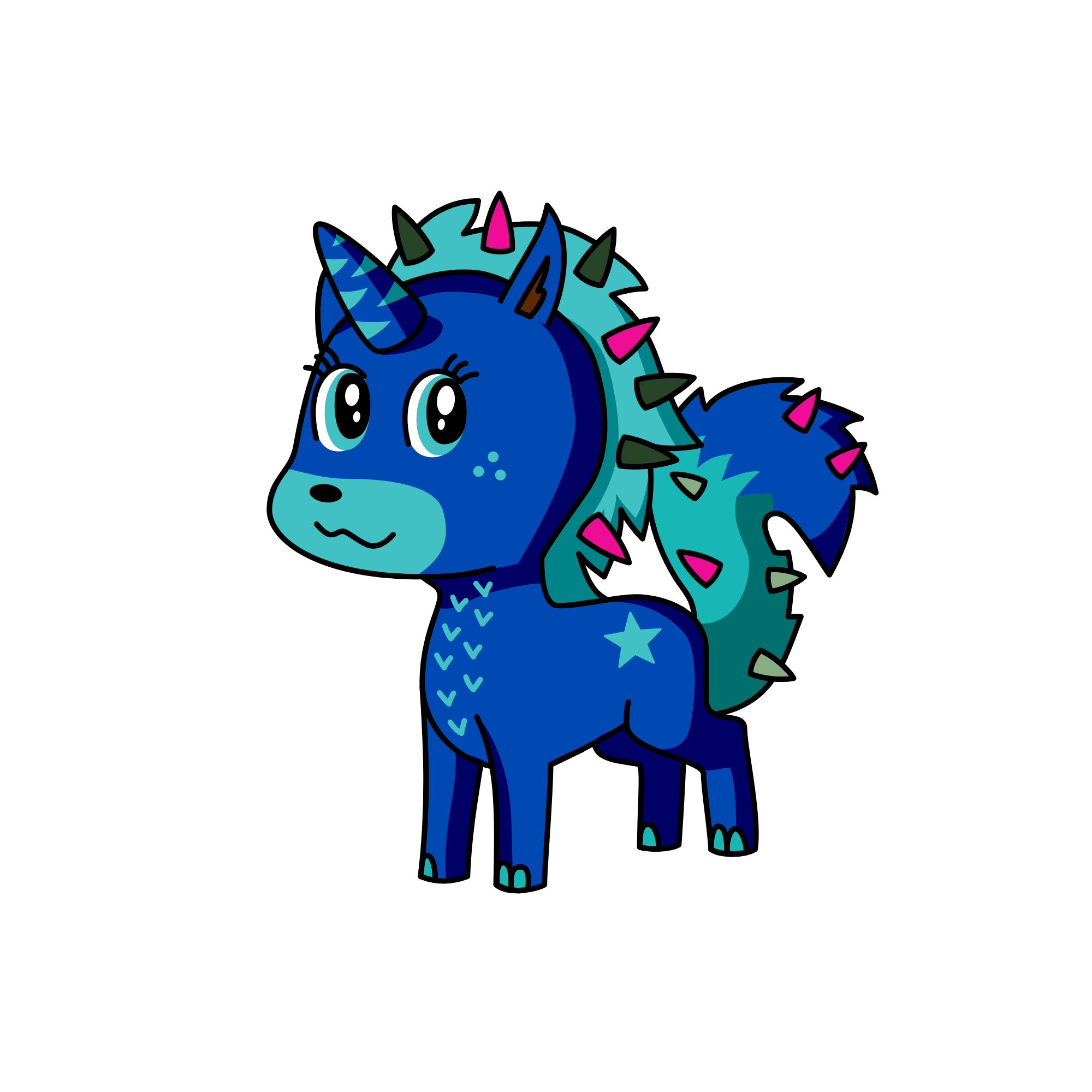 wolfpony, the unicorn