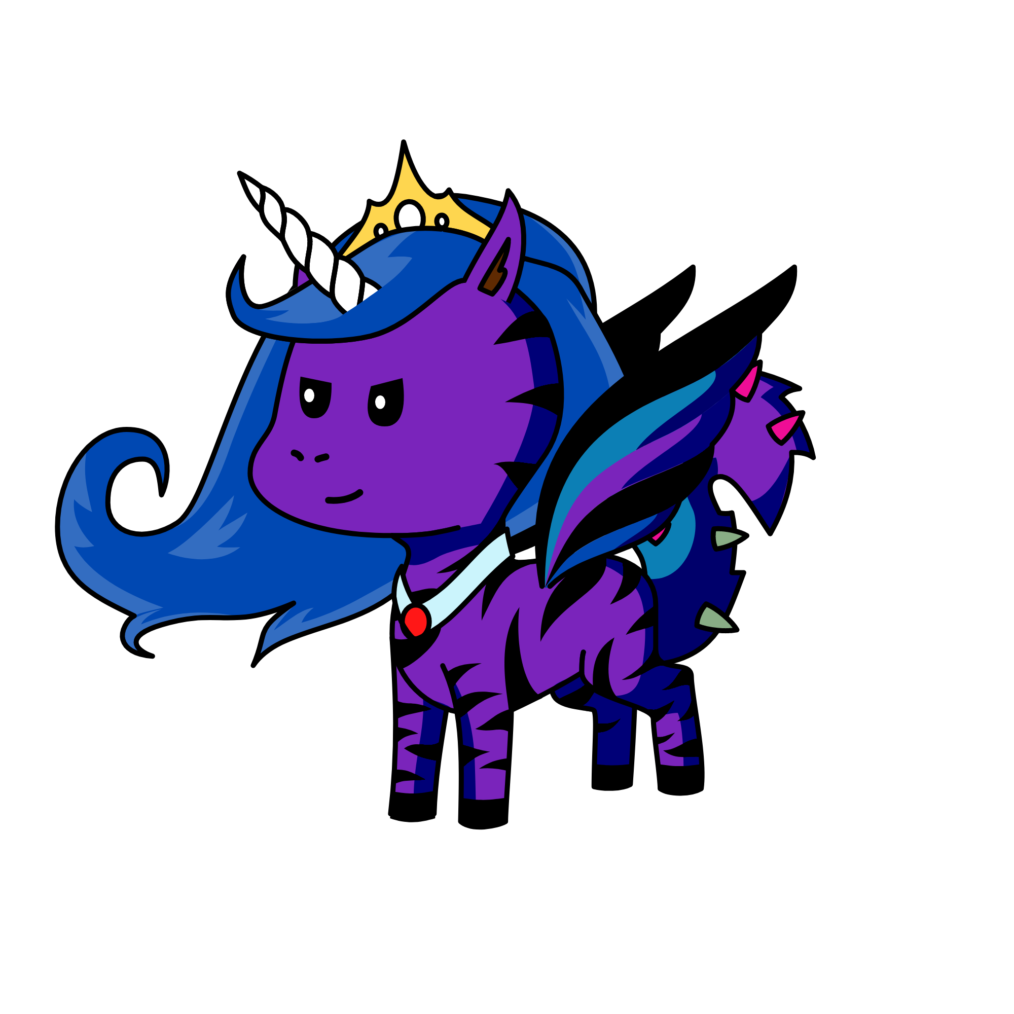 Queen of Mean, the unicorn