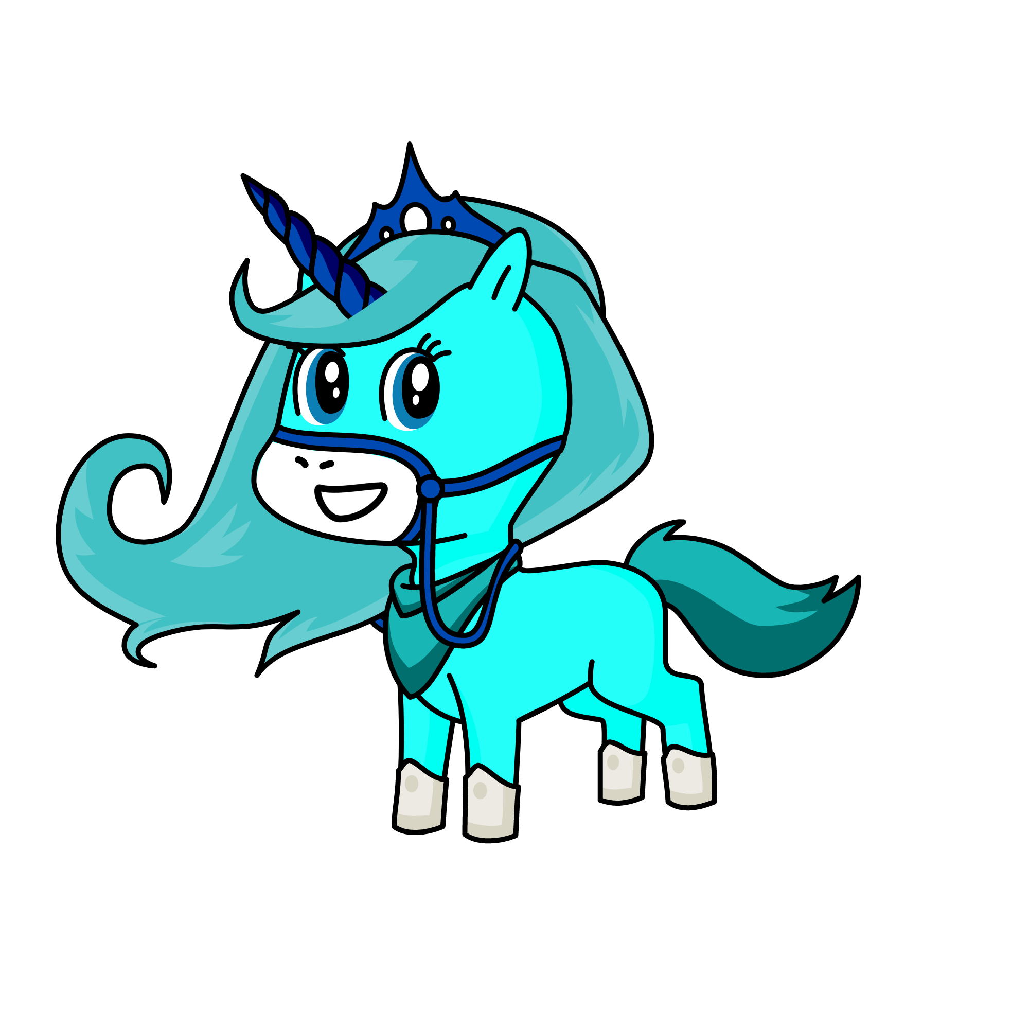 ice queen, the unicorn