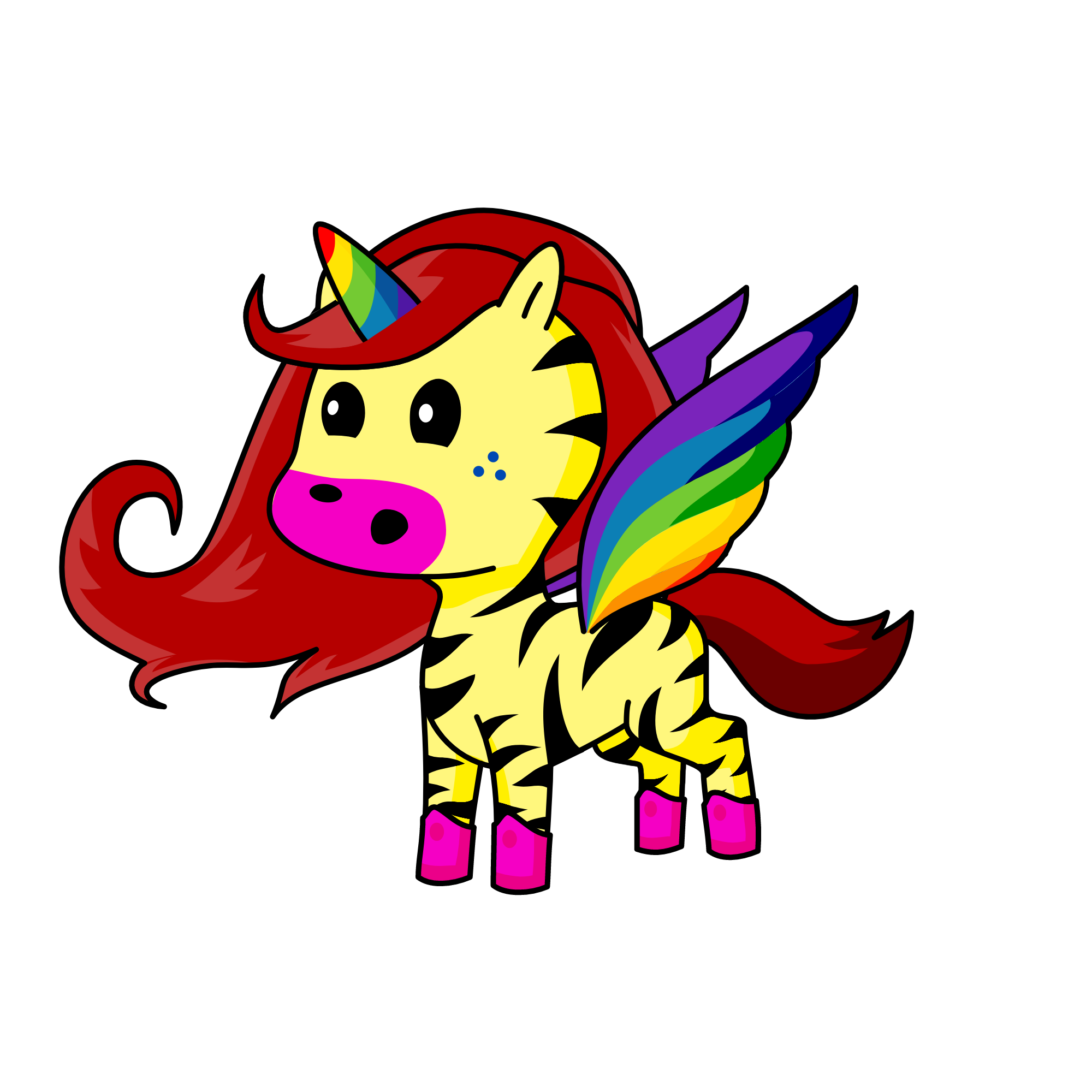 Evelina, the unicorn