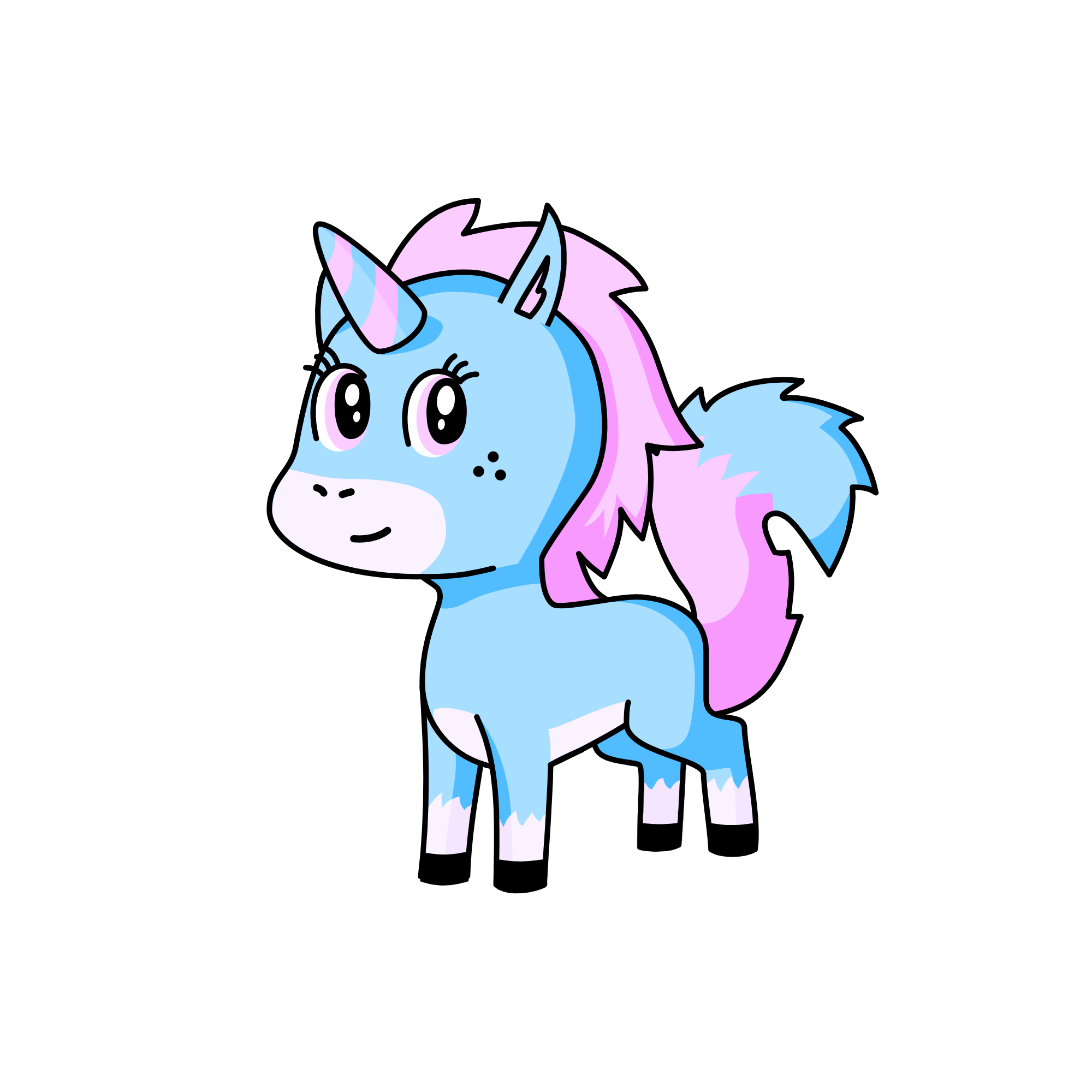 Cotton Candy, the unicorn
