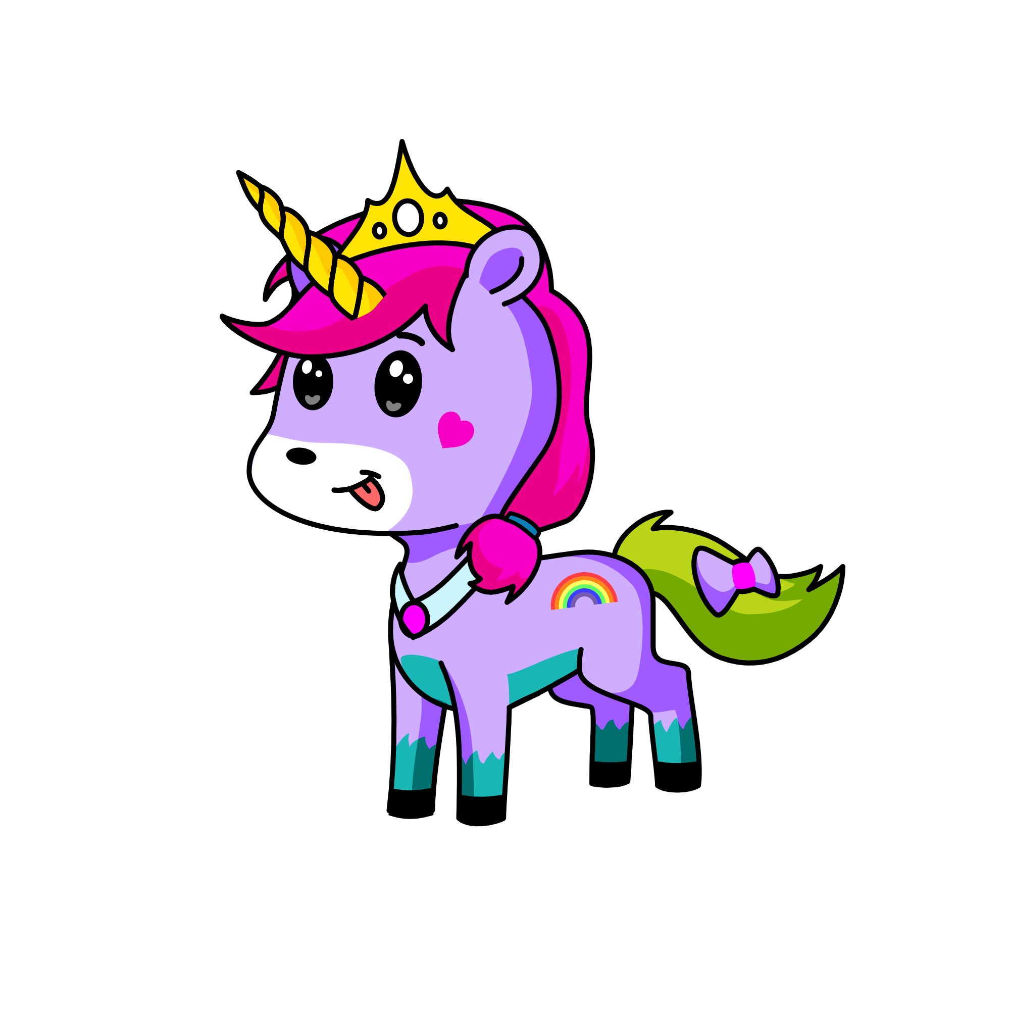 Crystal, the unicorn