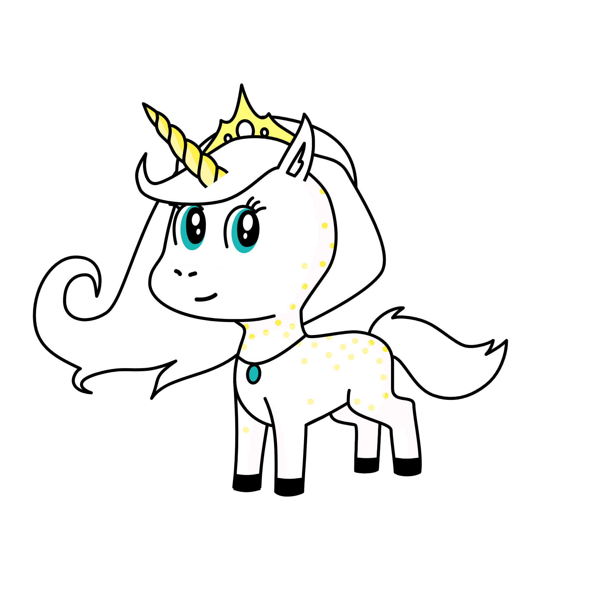 Snowy, the unicorn