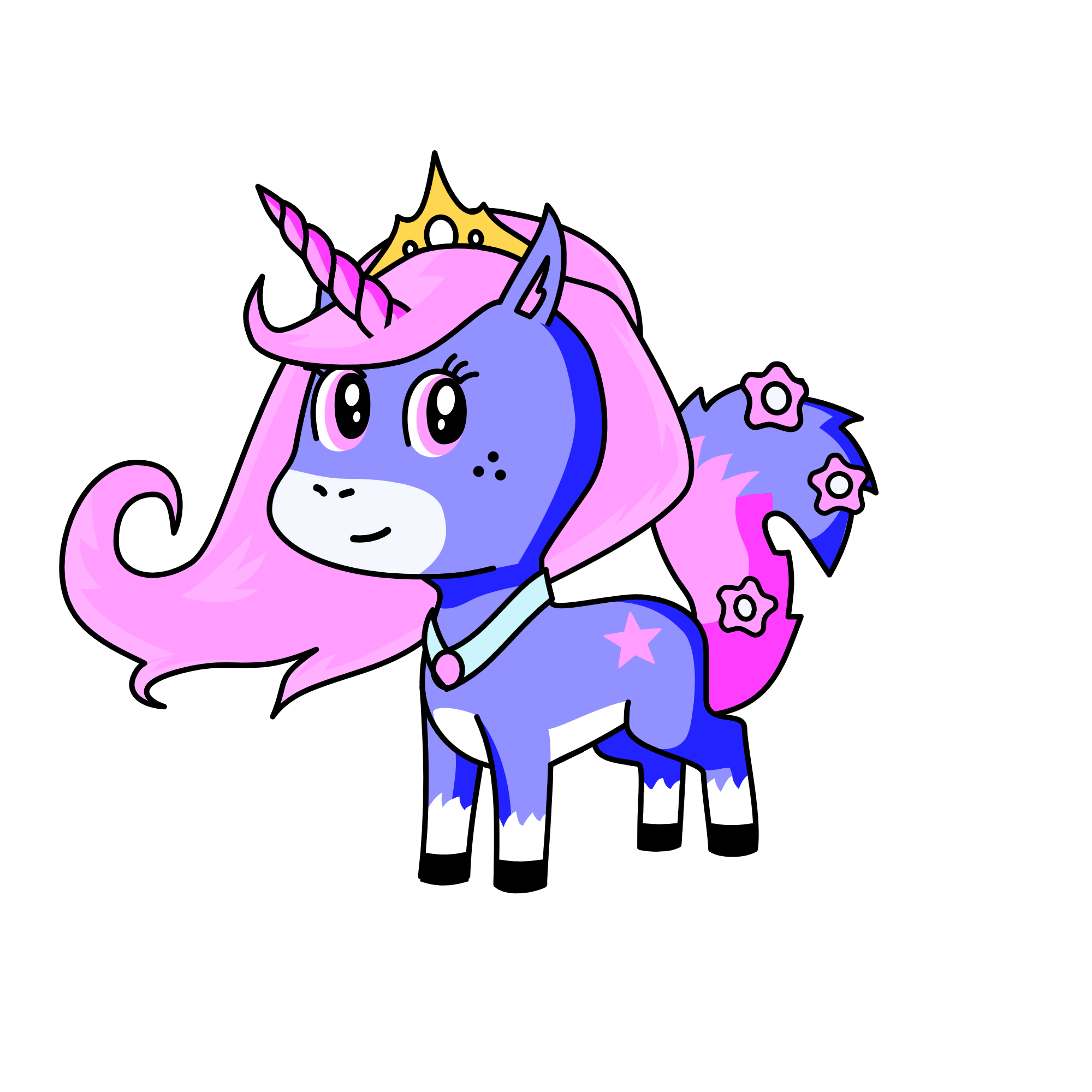pinky, the unicorn