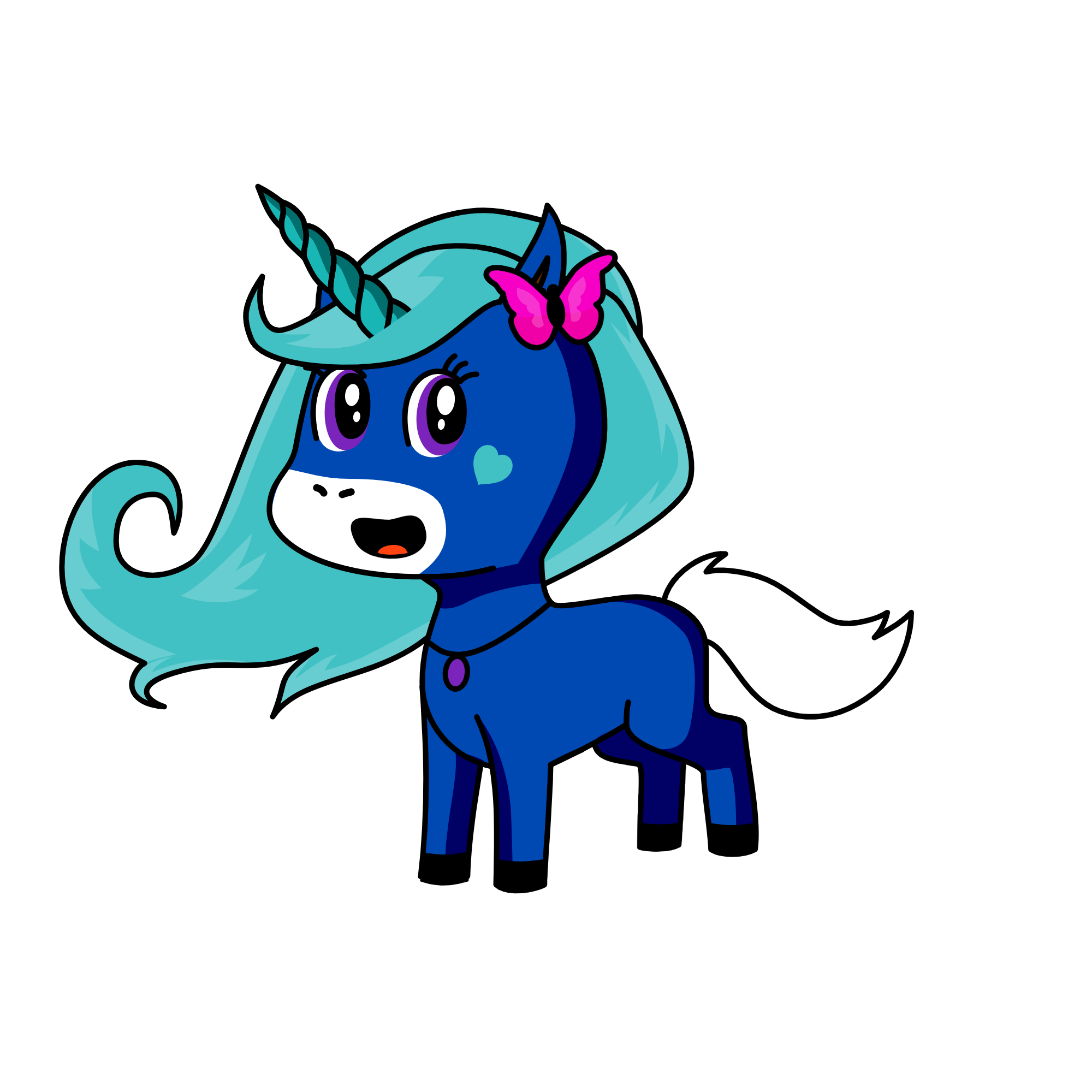 blackshadow, the unicorn
