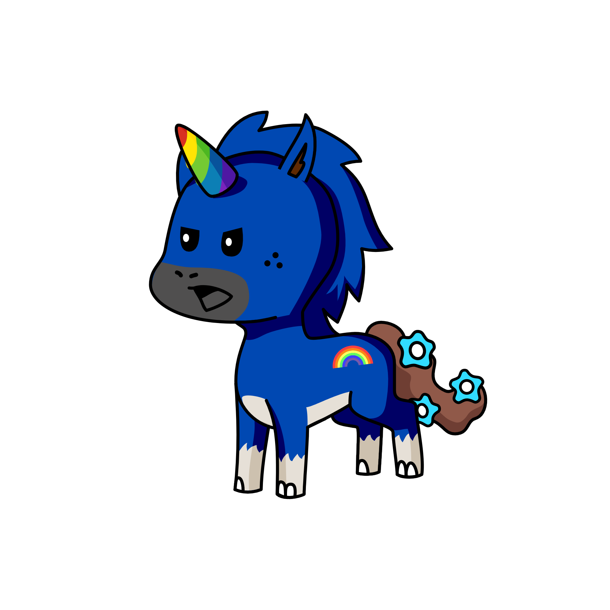 Happy, the unicorn