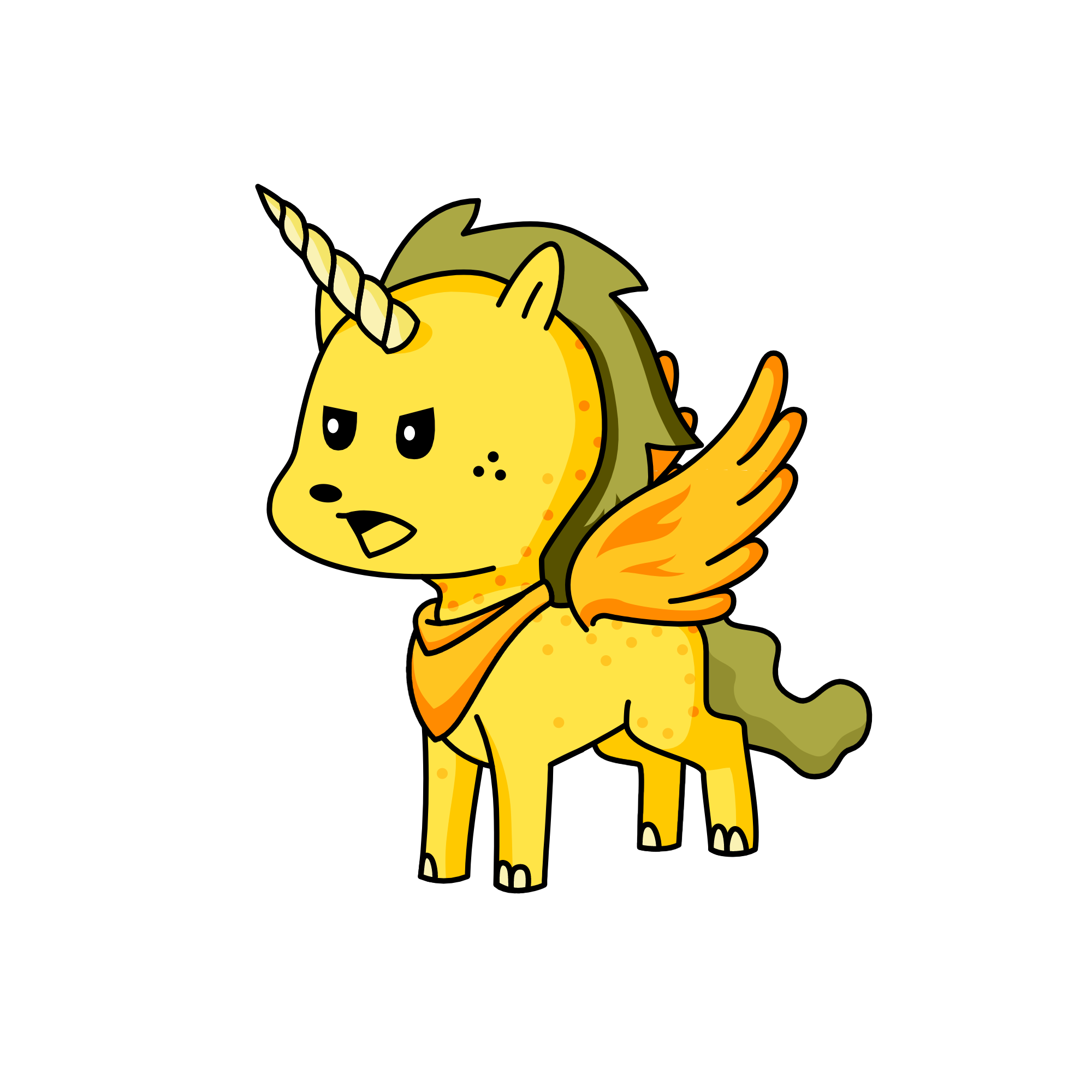 Grampy, the unicorn