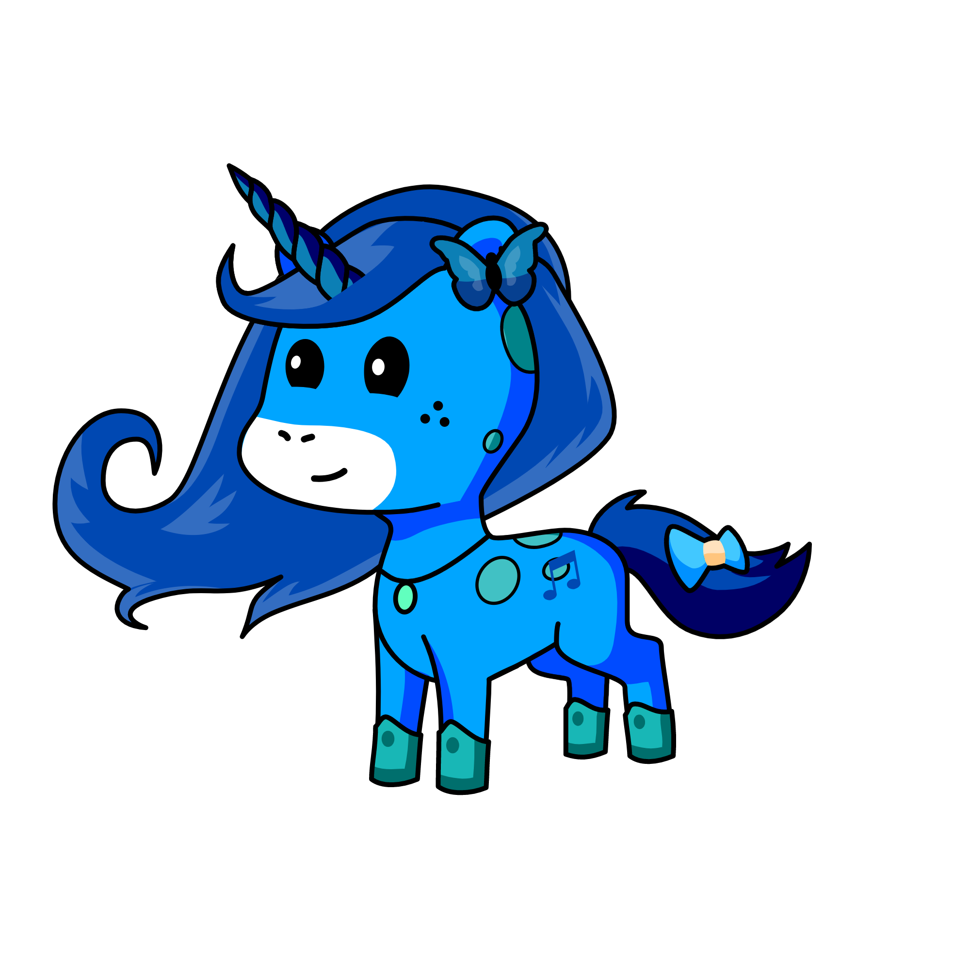 Sky, the unicorn