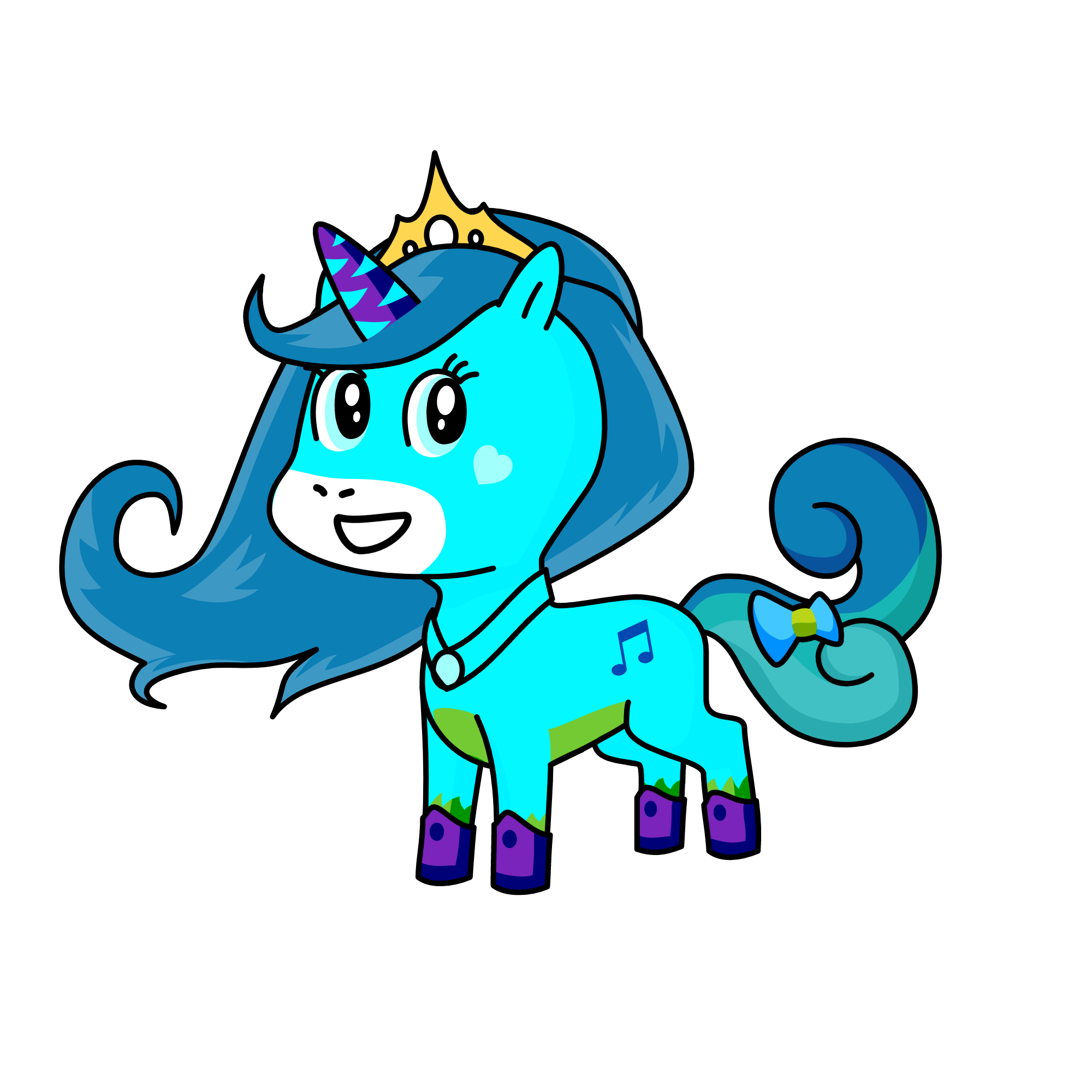 snow bright, the unicorn