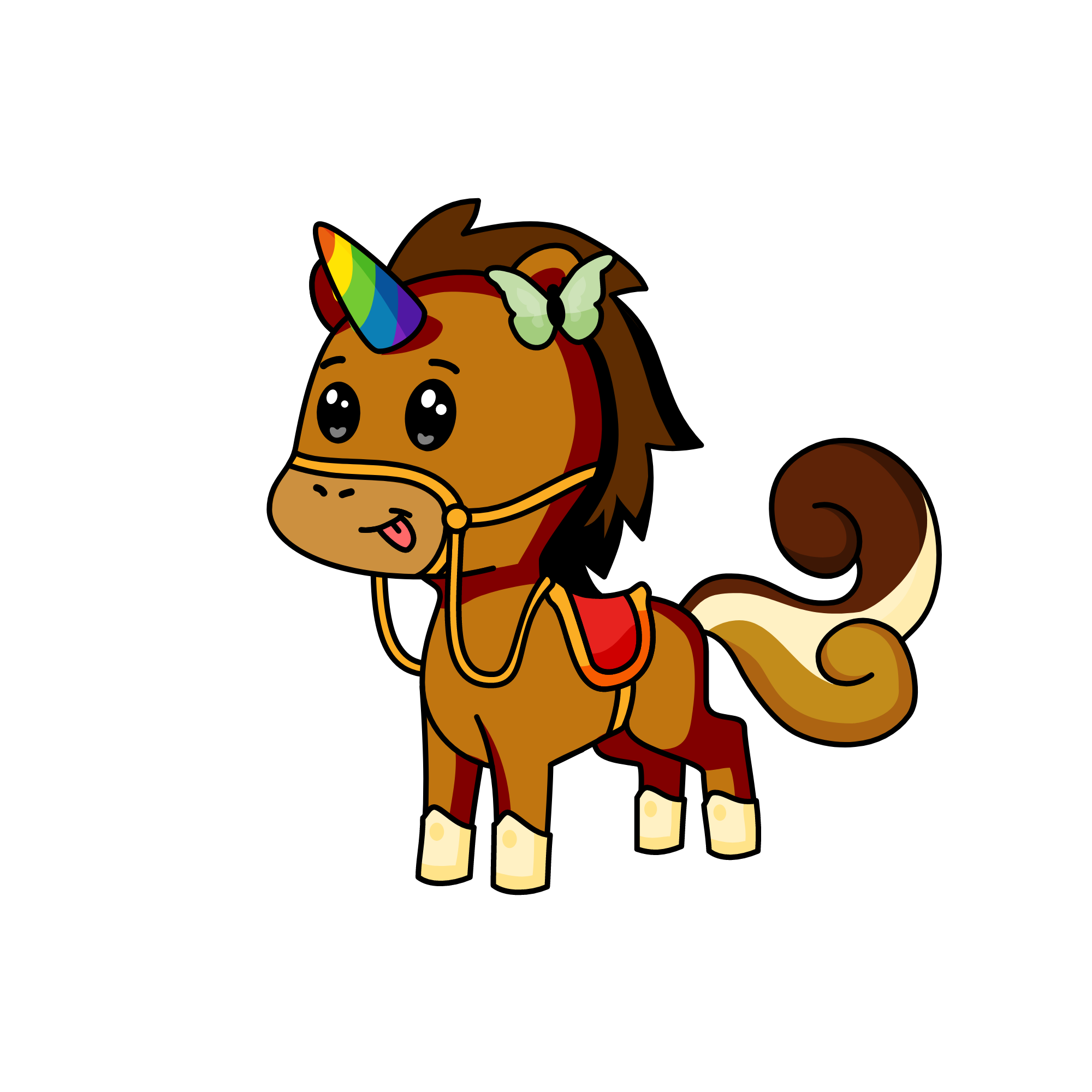 Brownie, the unicorn