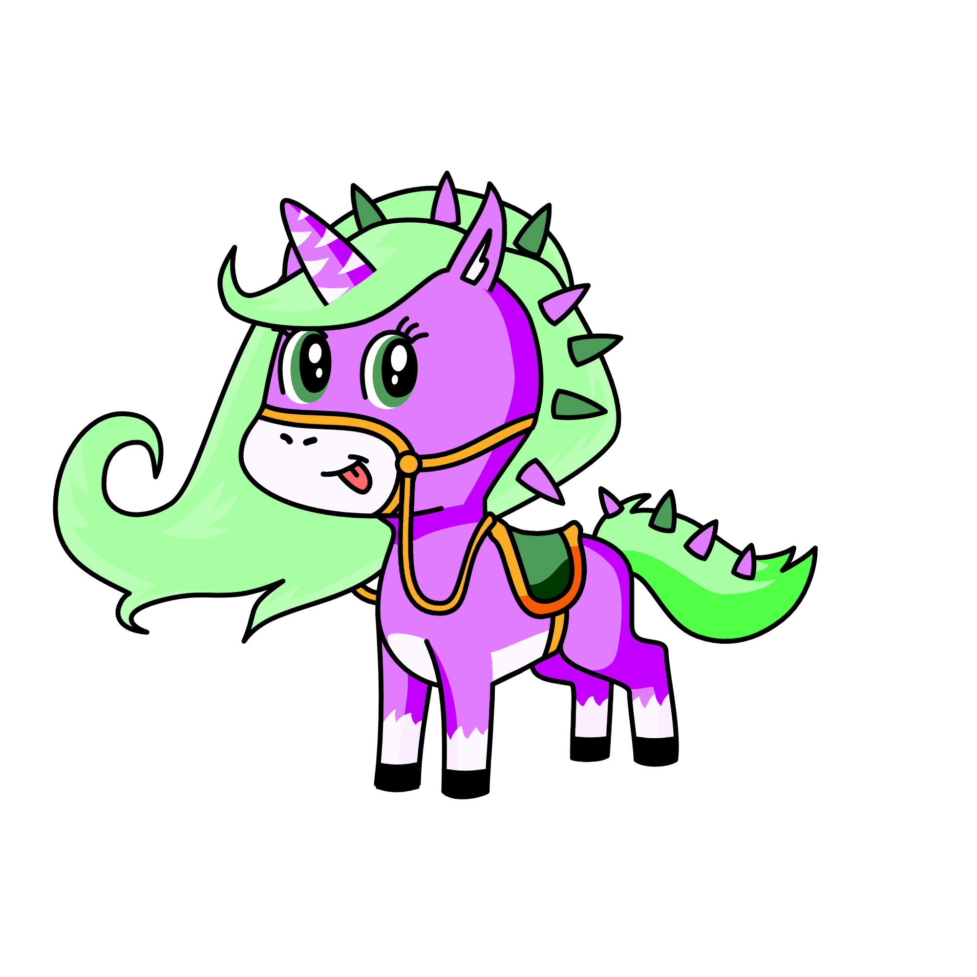 Emerald, the unicorn