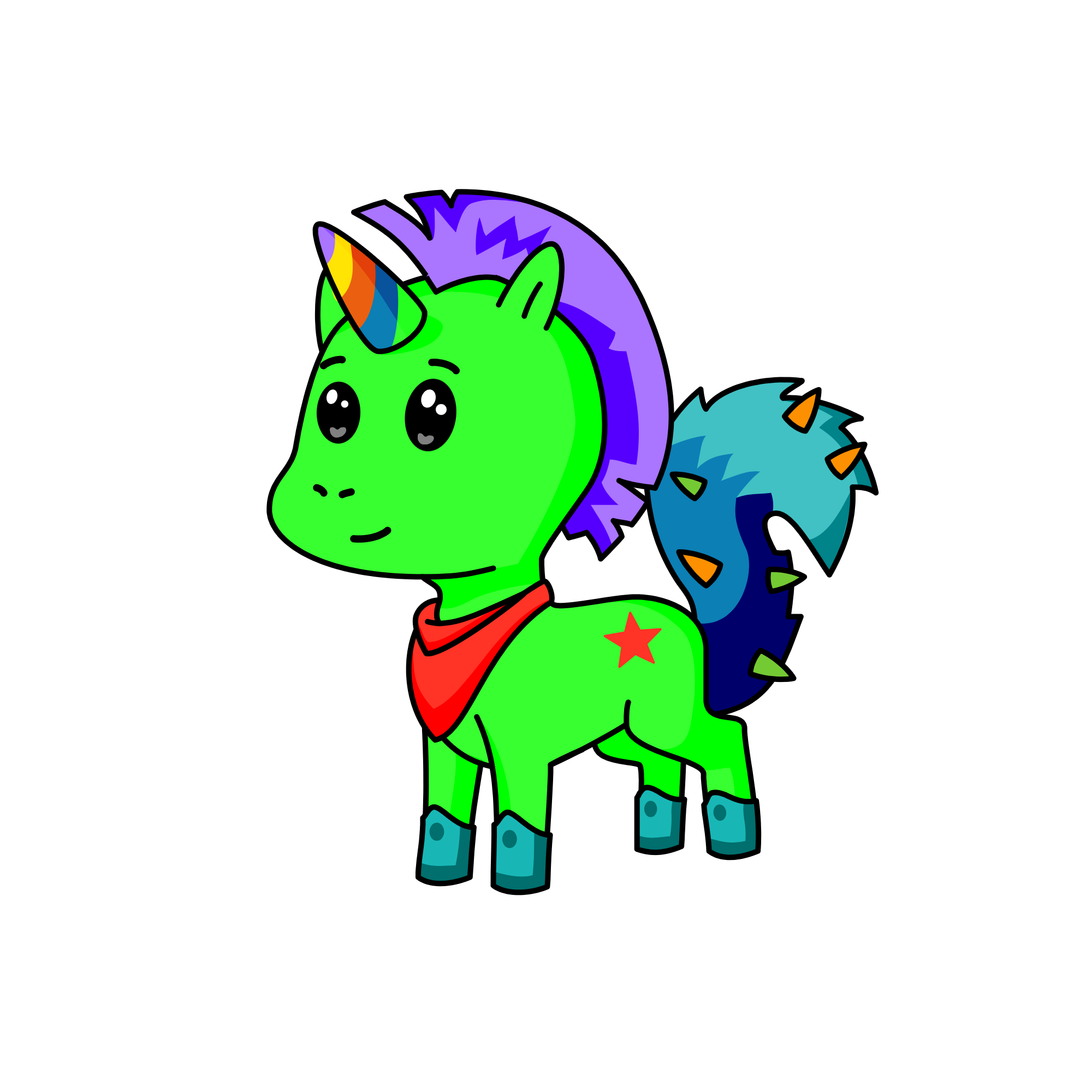 Tashy, the unicorn