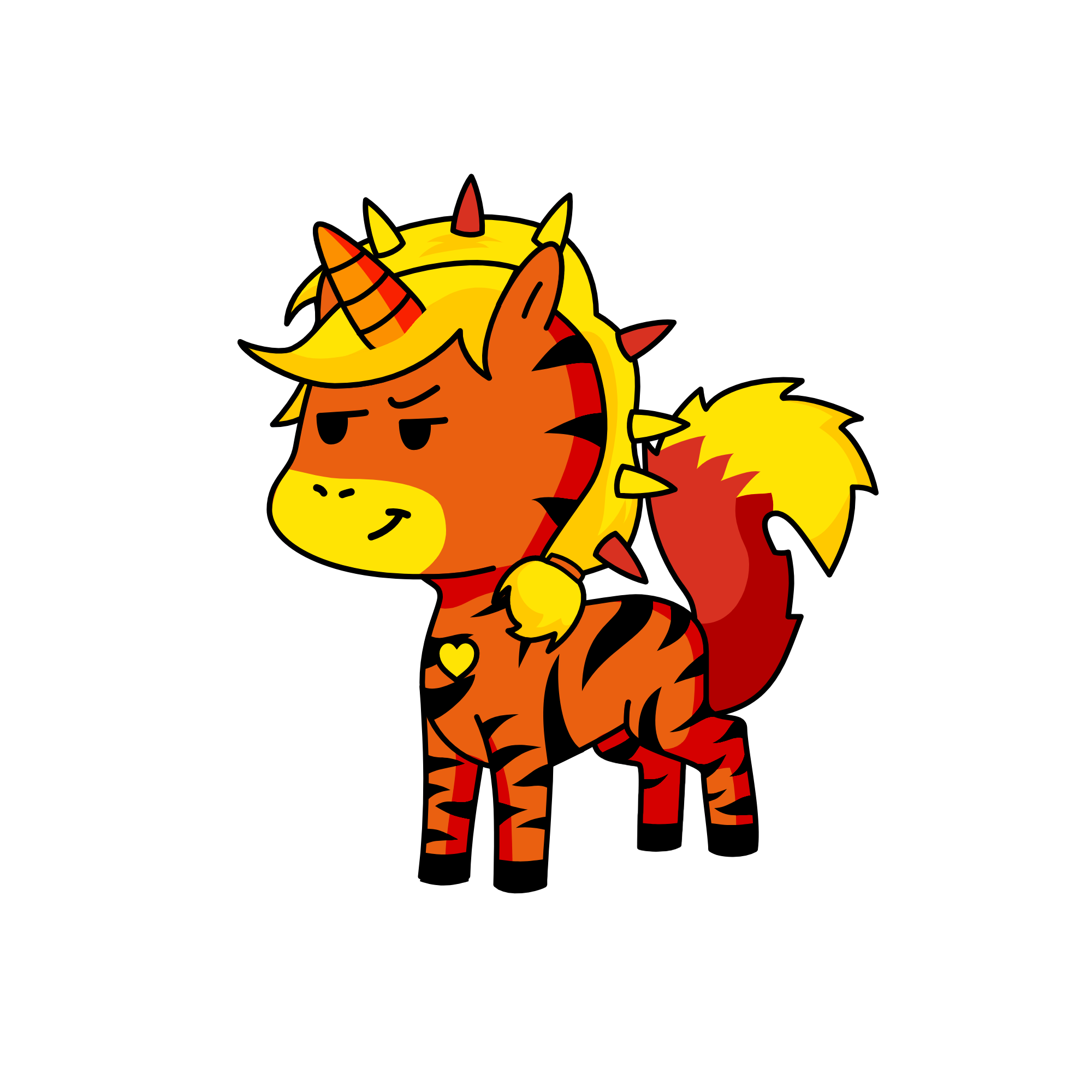 Nun of your bisnis, the unicorn