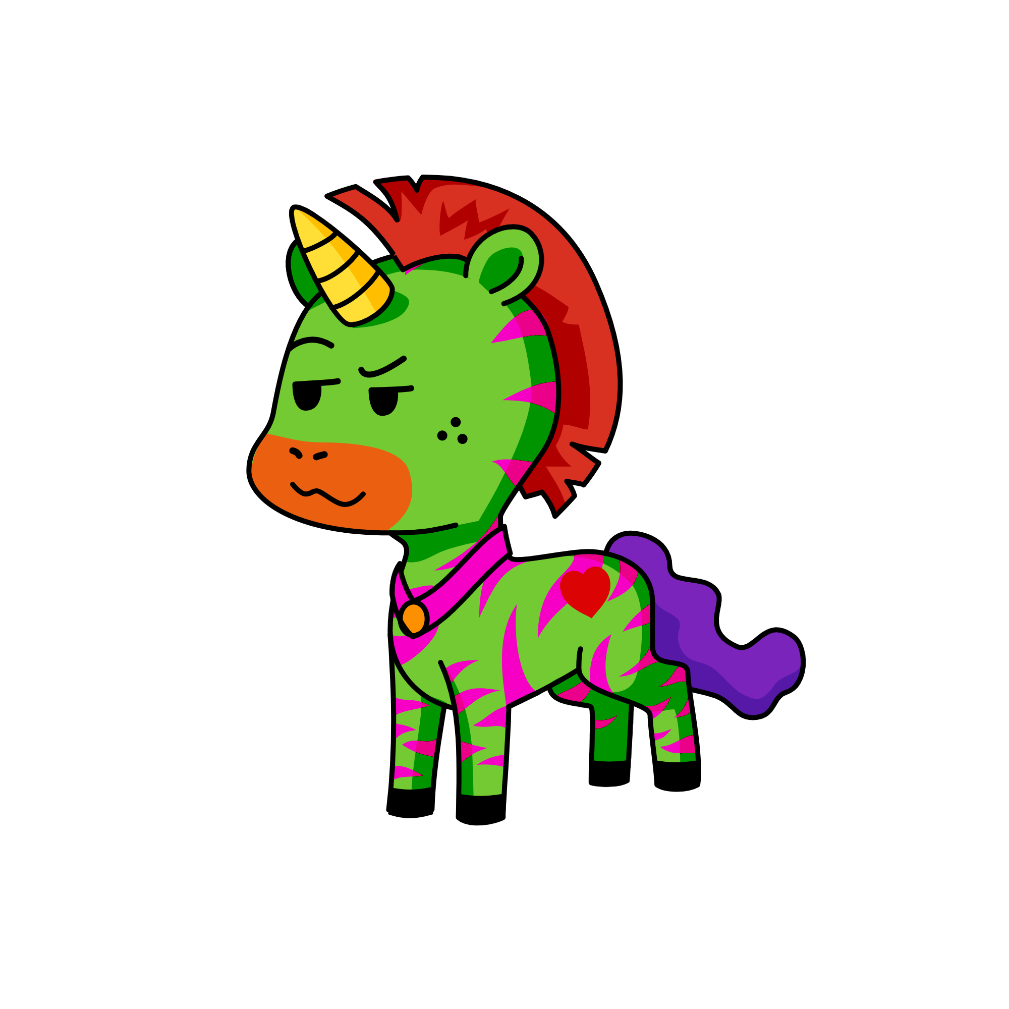 boy, the unicorn