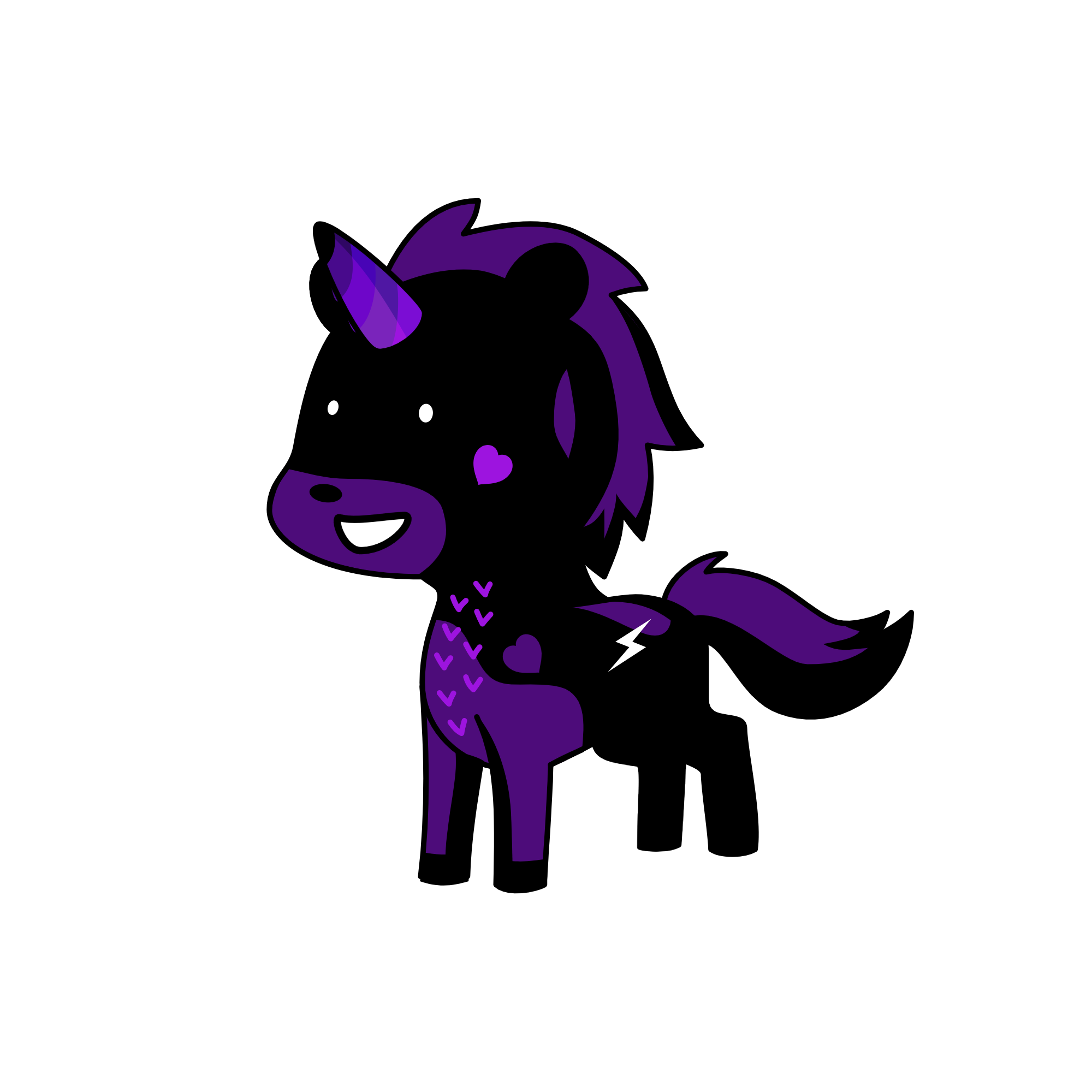 Shadow Freddy, the unicorn