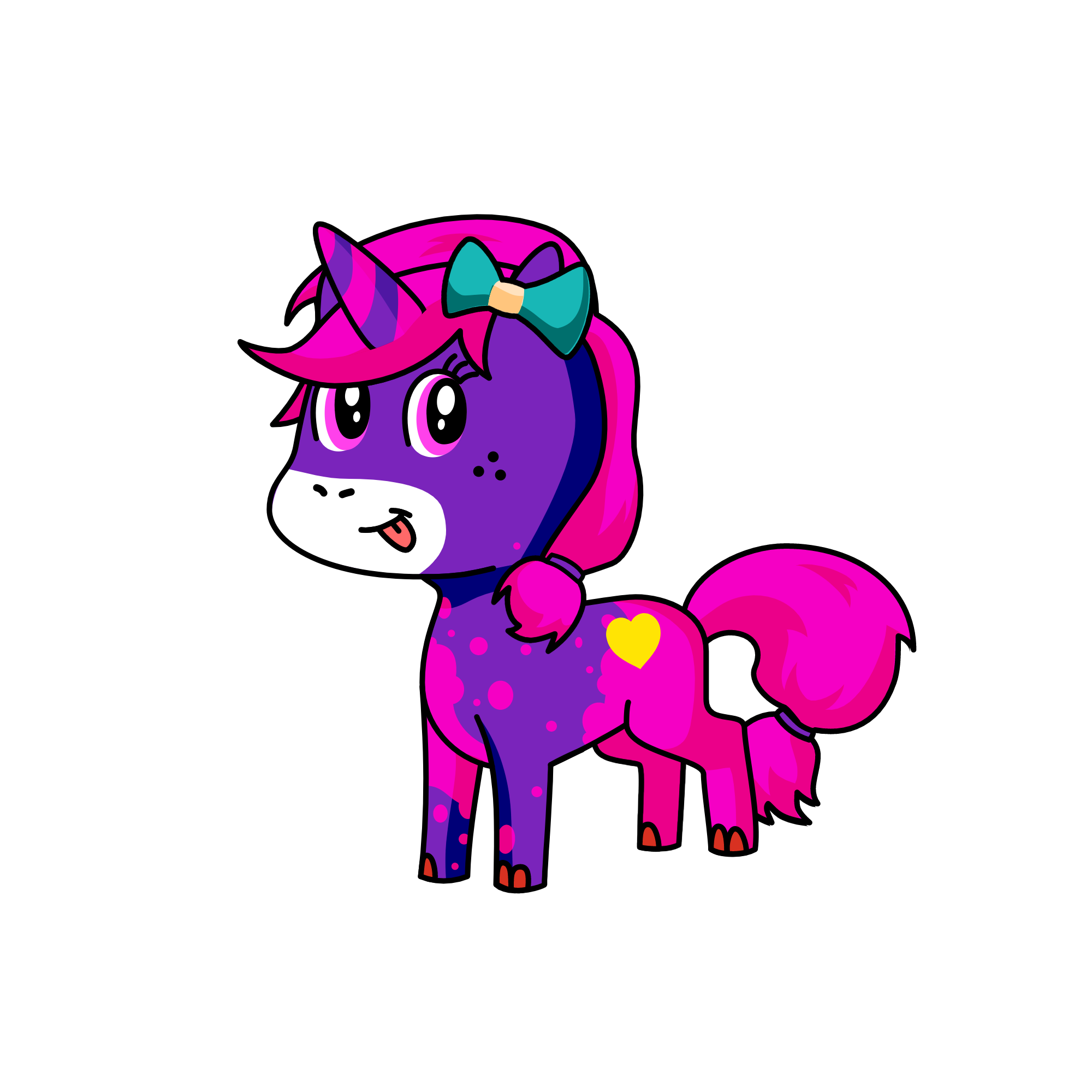 Candy, the unicorn