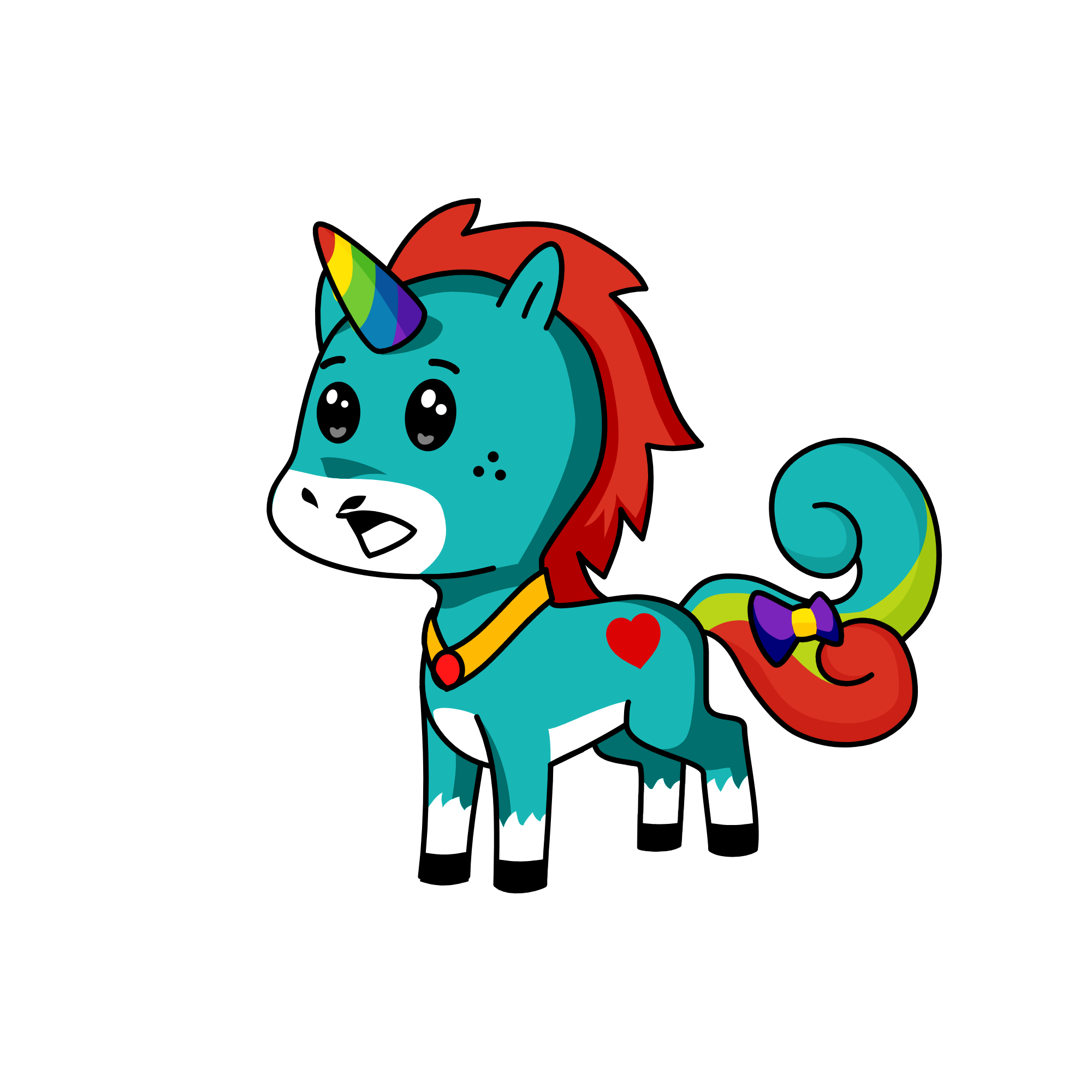 rainbow, the unicorn