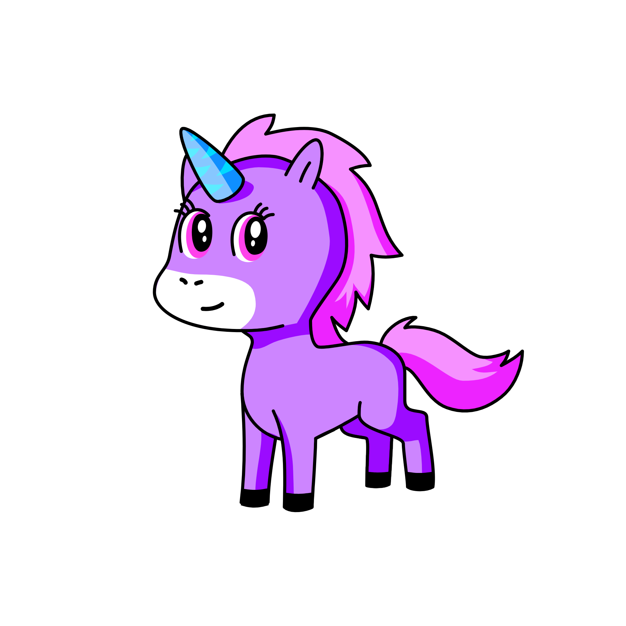 Lilac, the unicorn