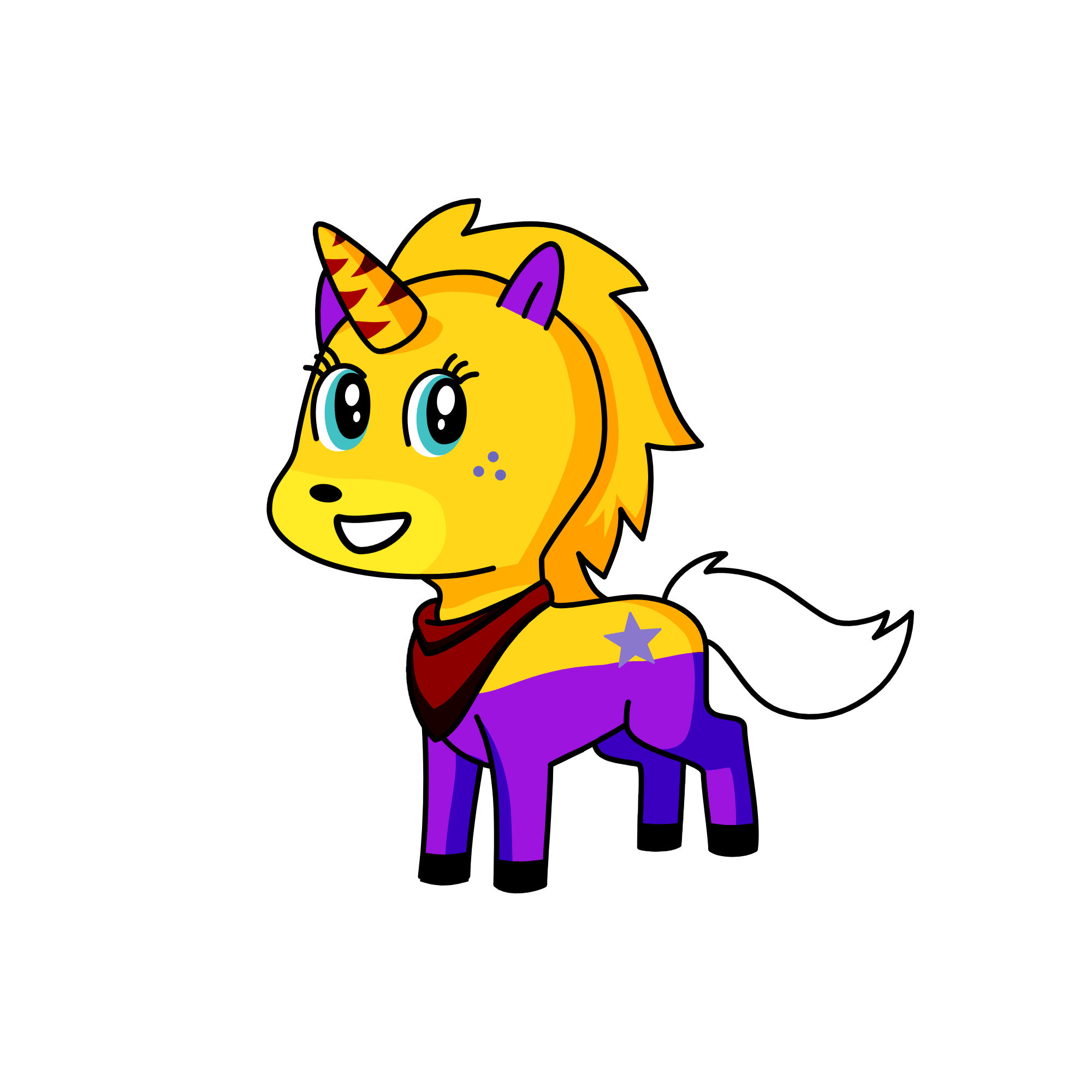 Glitchtrap, the unicorn