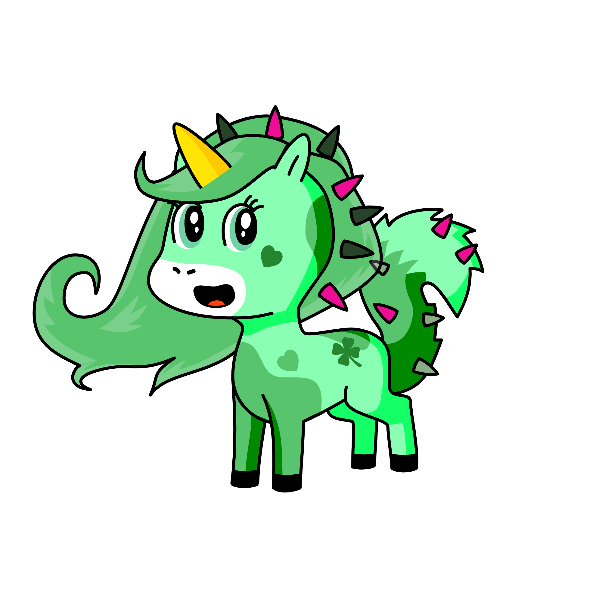 Clover, the unicorn