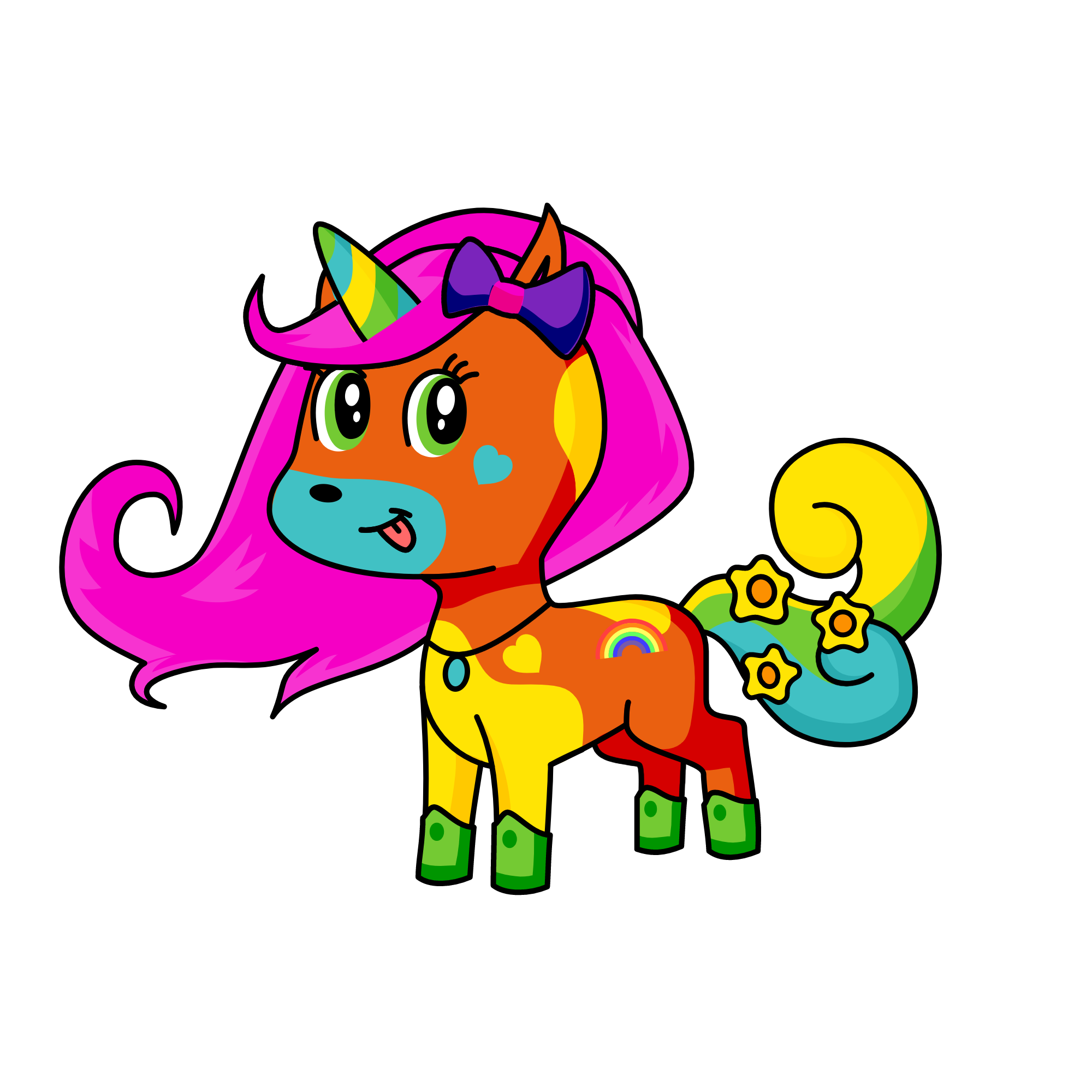 Cornifloss, the unicorn