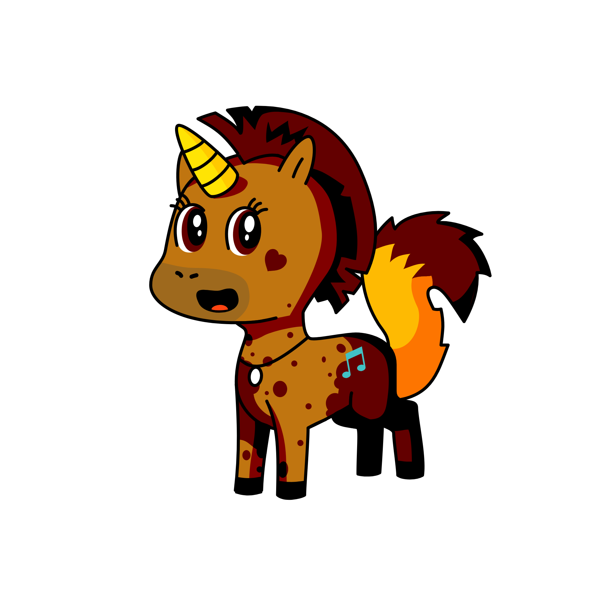 Slam, the unicorn