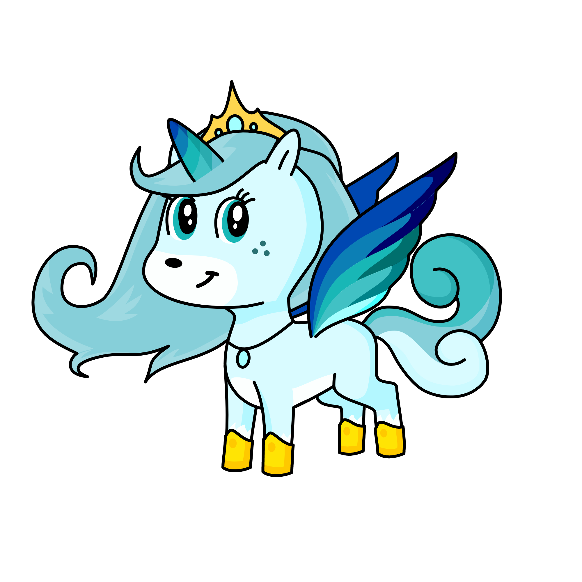 Crystal, the unicorn