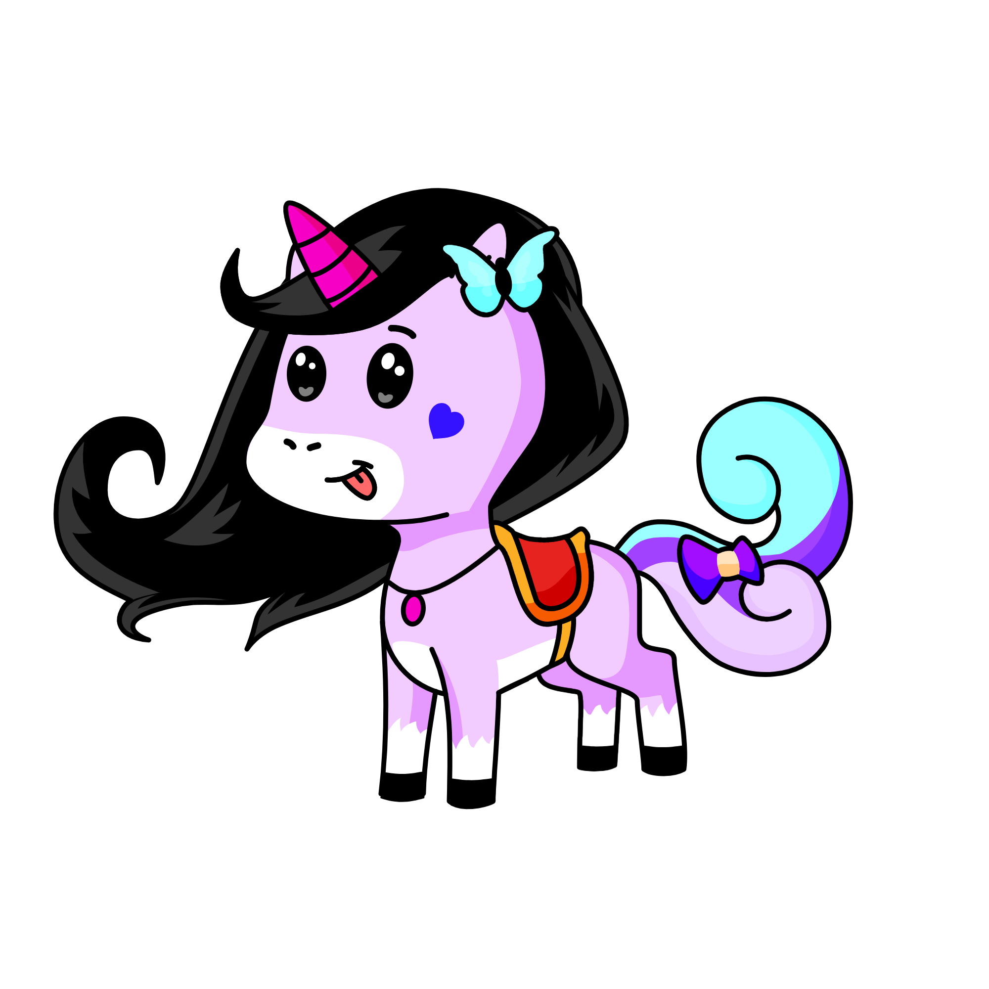 Aliene, the unicorn