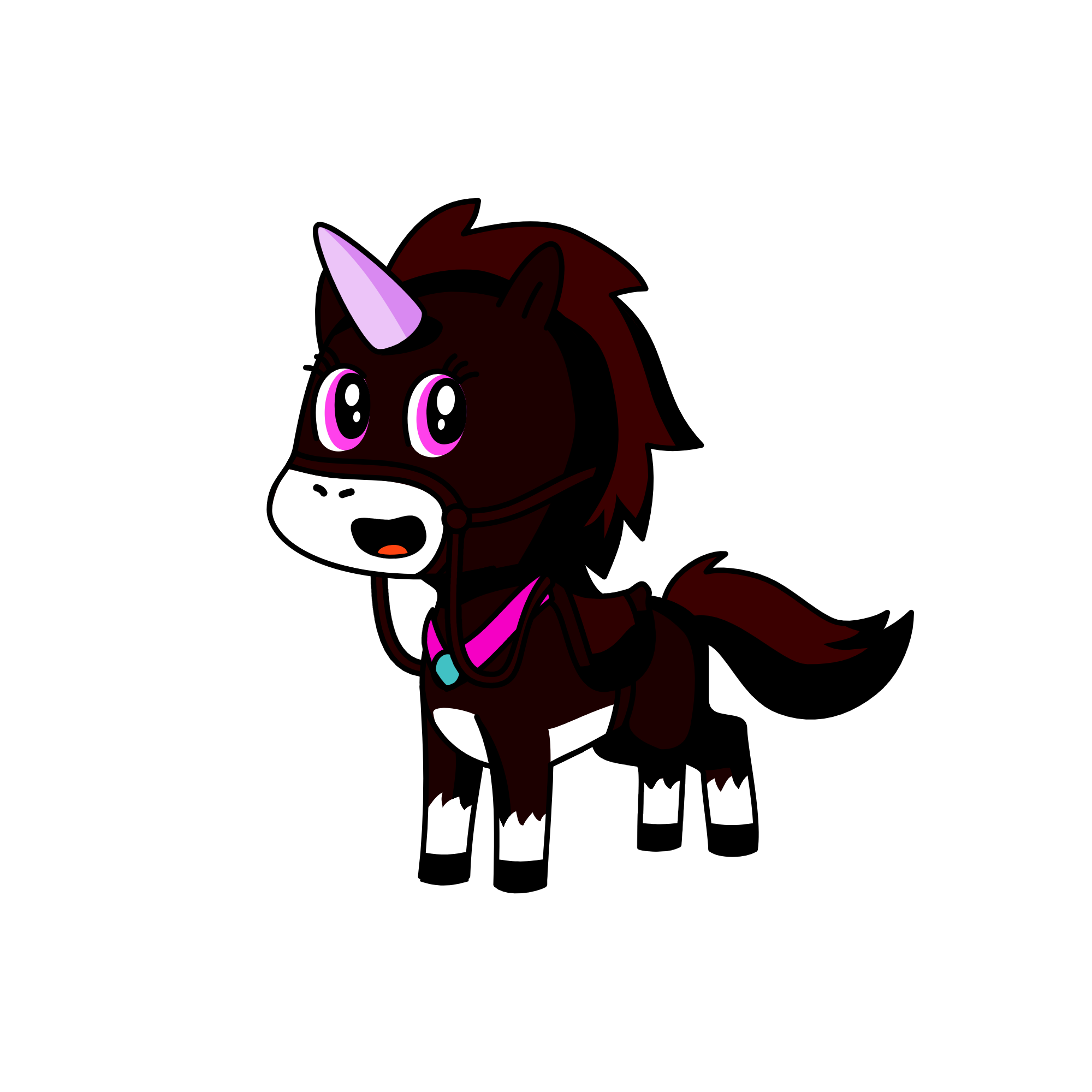 Raven, the unicorn