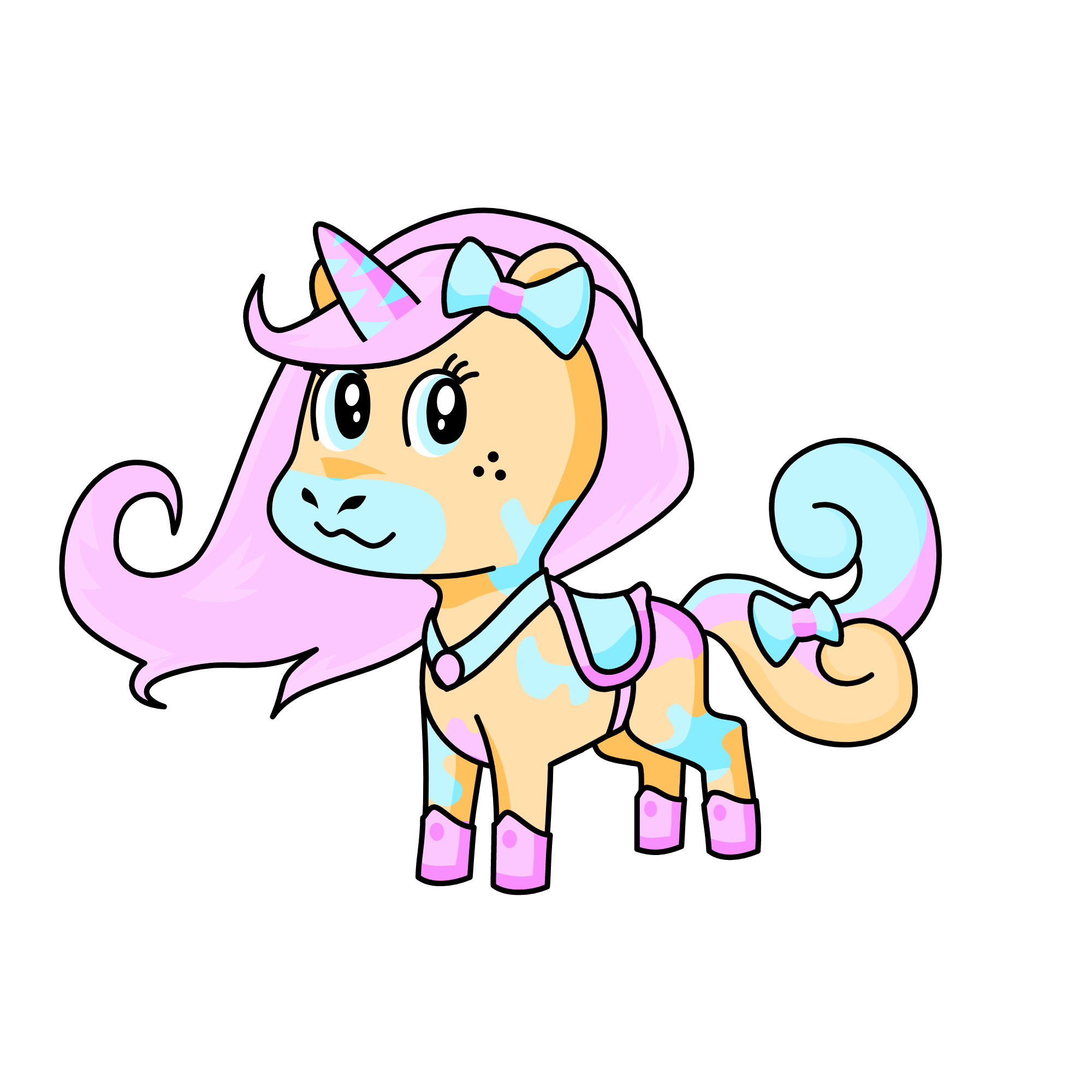 Cotton Candy, the unicorn