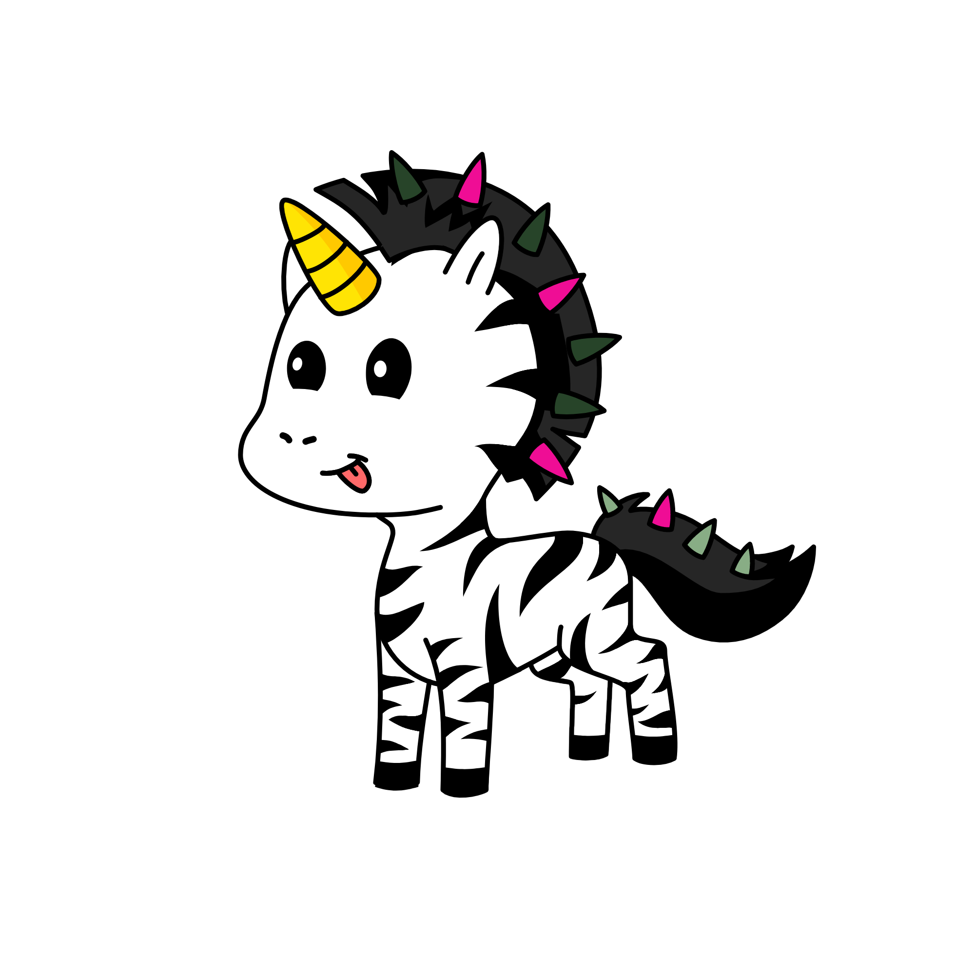 Zebra, the unicorn